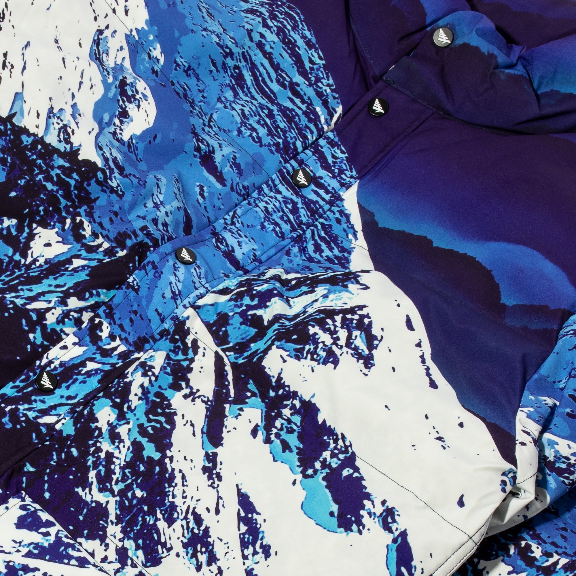 Paper Plane Mens Elevation Puffer Jacket 'Sapphire Skies'