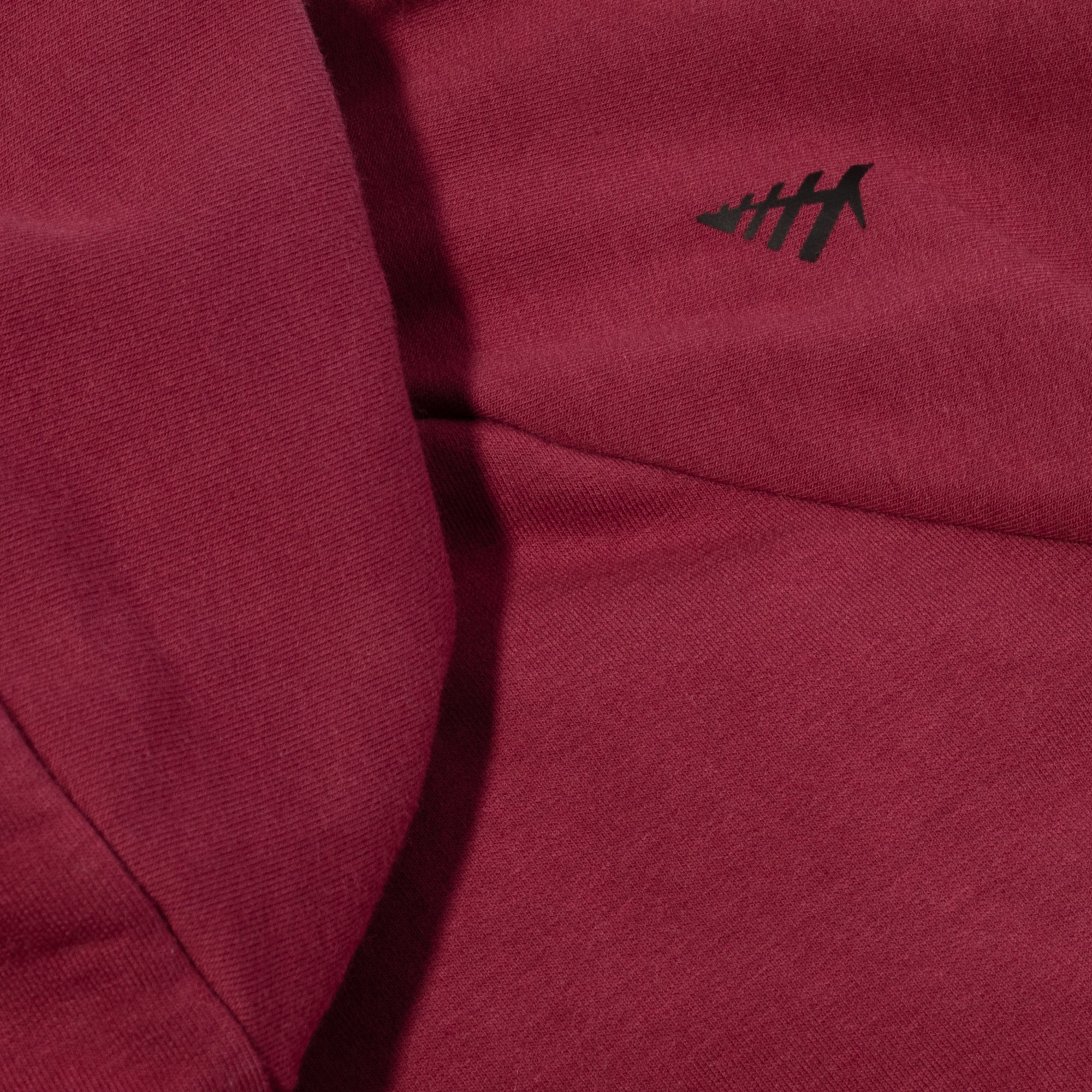 Paper Planes Mens Volume 2 Fleece Zip Hoodie 'Carmine'