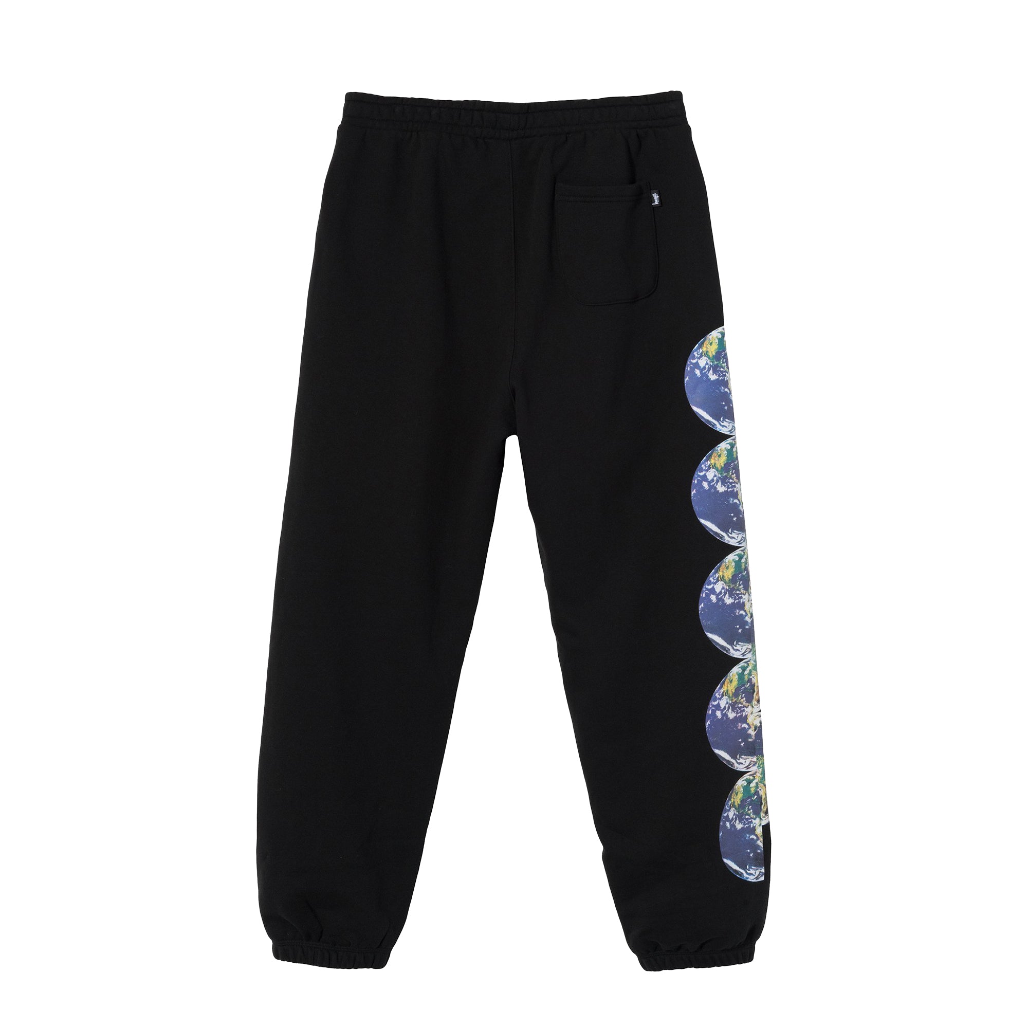 Stussy Men Catch The Wave Black Sweatpants