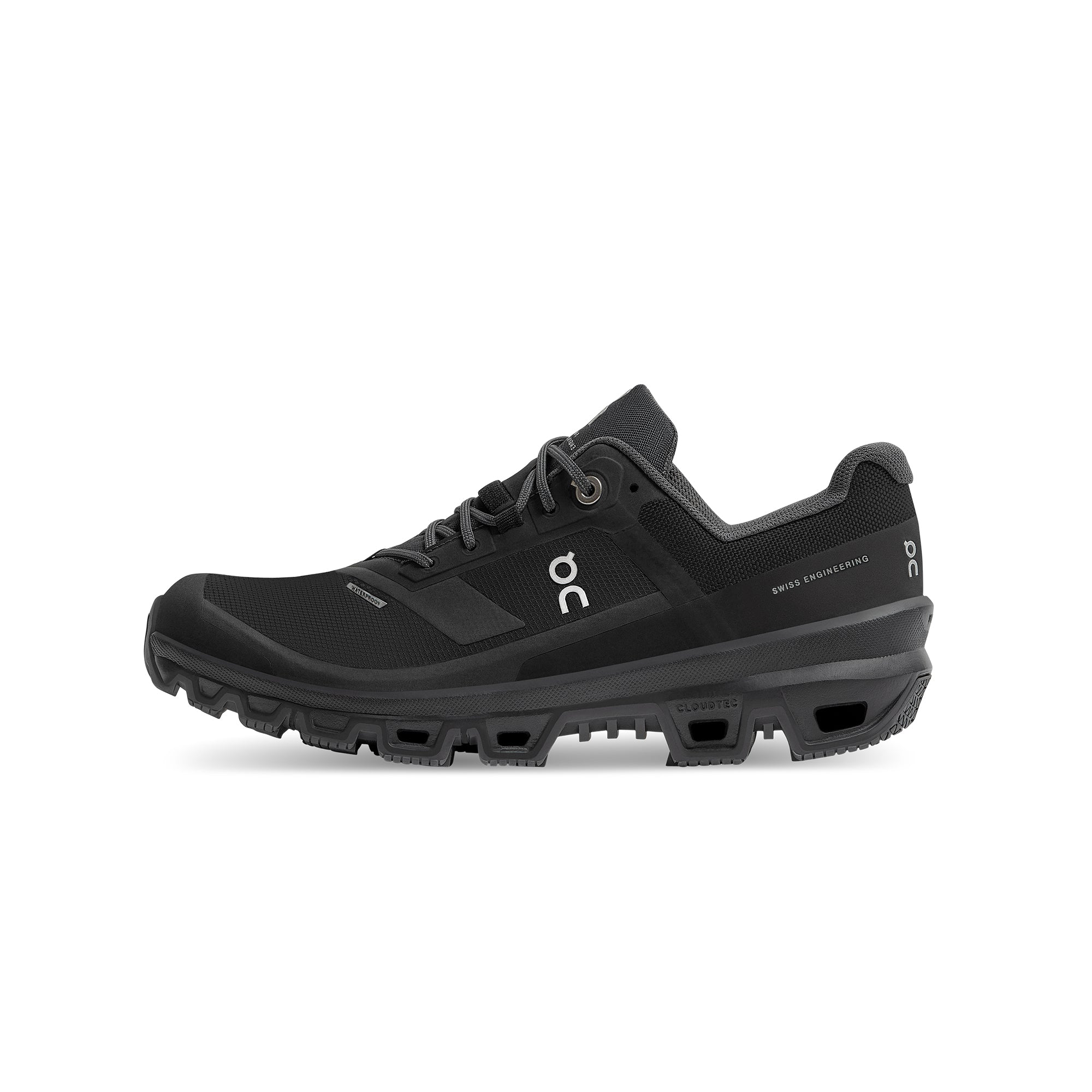 On Womens Cloudventure Waterproof Shoes 'Black'