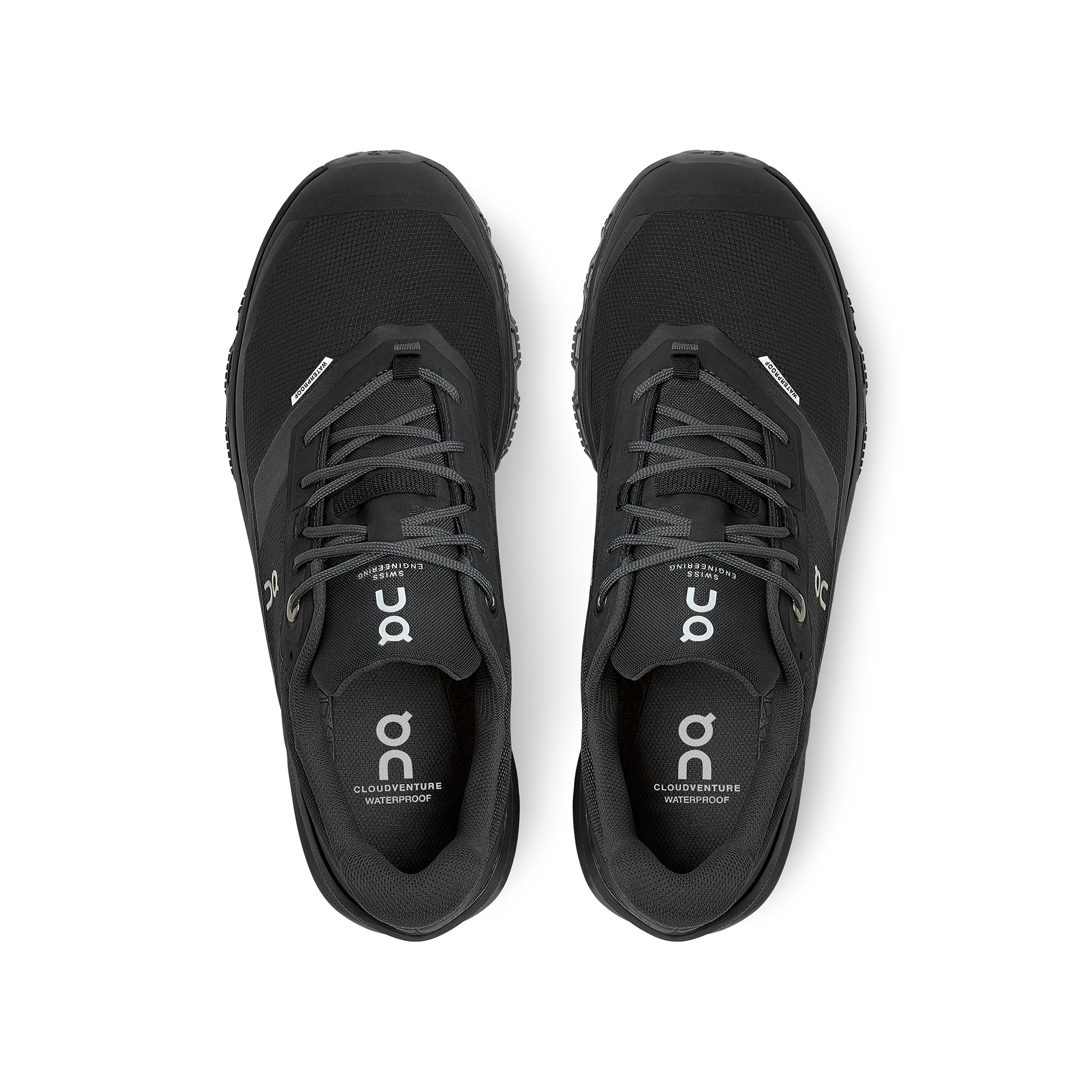 On Womens Cloudventure Waterproof Shoes 'Black'