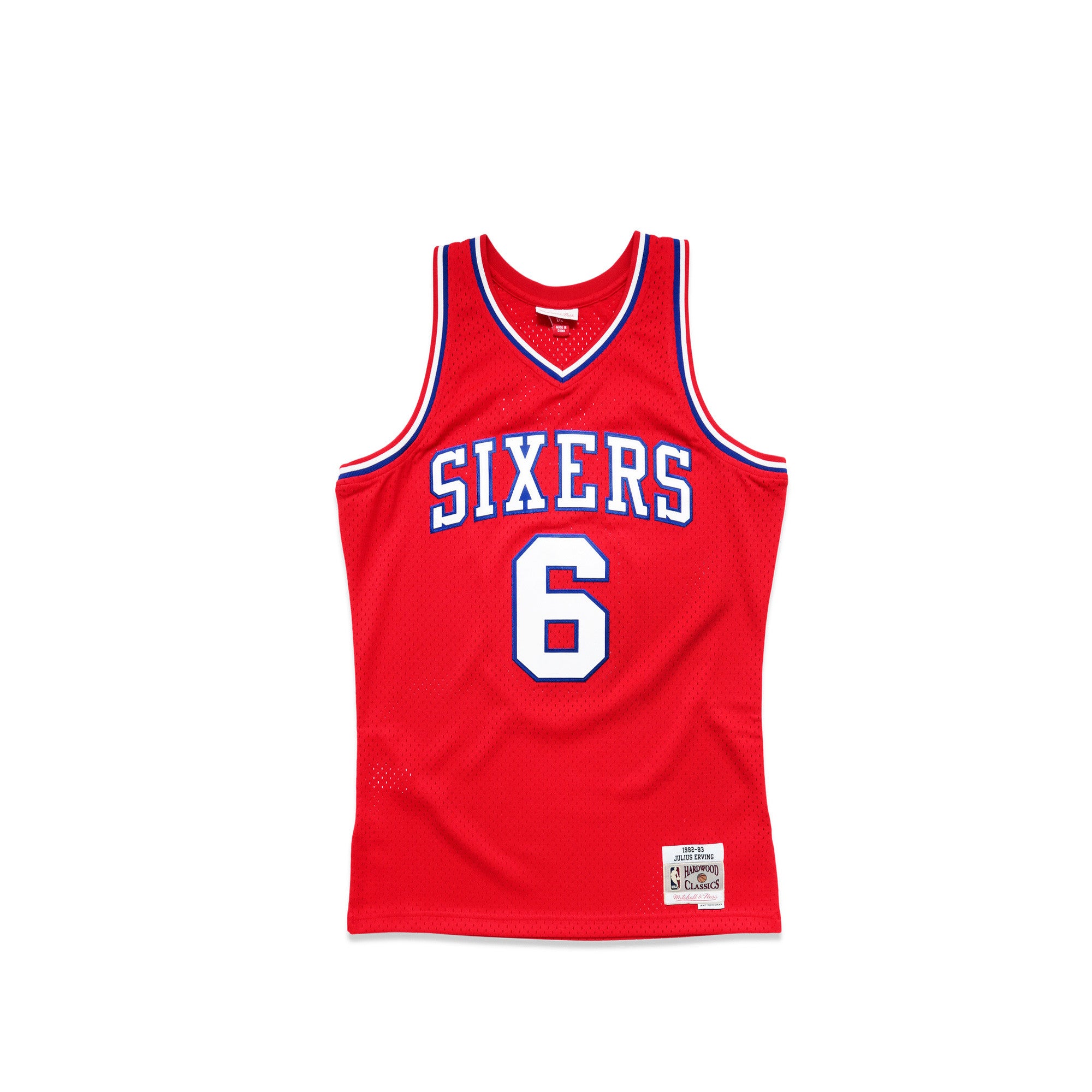 Mitchell & Ness Men's Julius Erving Replica Jersey - Scarlet