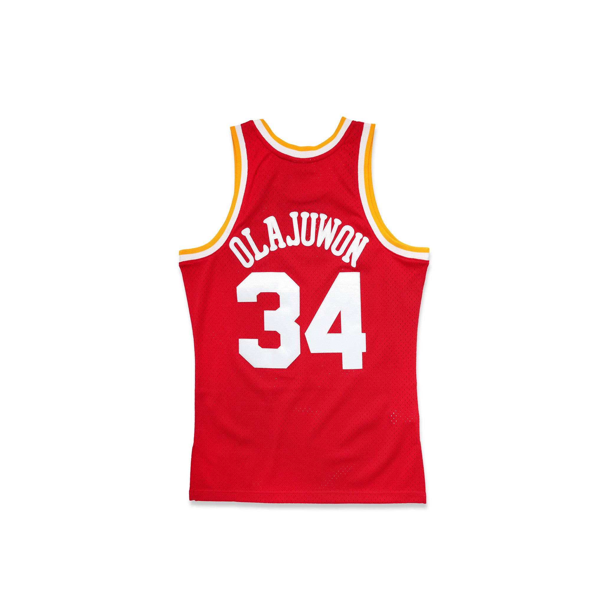 Mitchell & Ness Men's Hakeem Olajuwan Replica Jersey - Scarlet