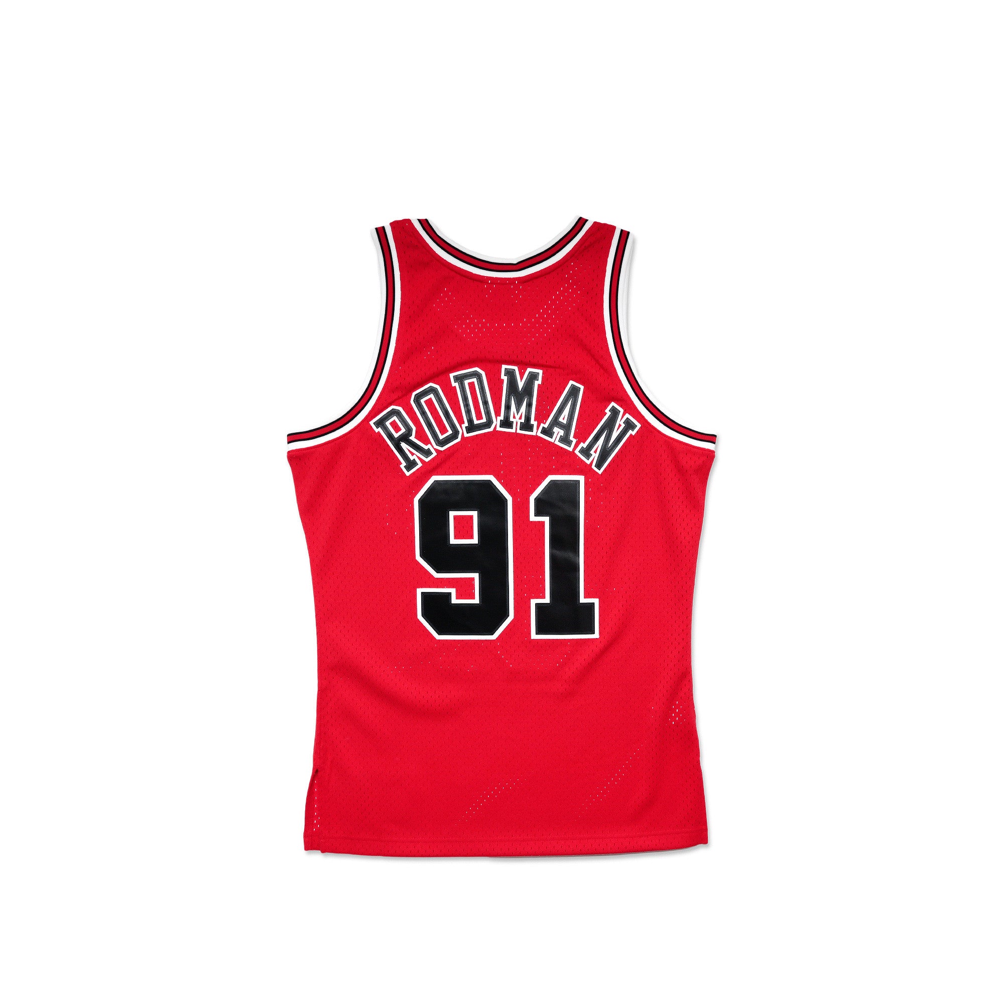 Mitchell & Ness Men's Dennis Rodman Replica Jersey - Red