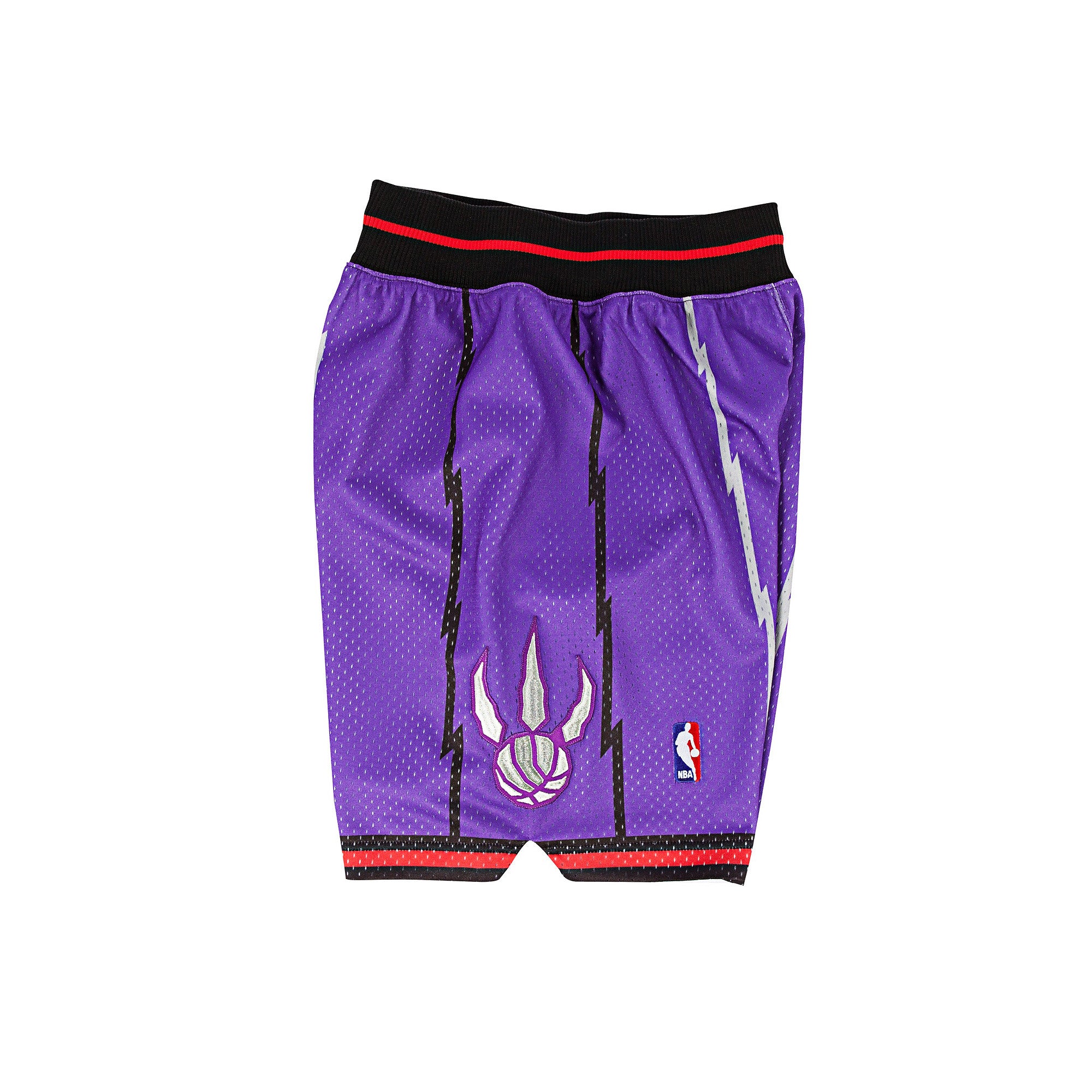 Mitchell & Ness Men's Toronto Raptors Authentic Basketball Shorts- Purple