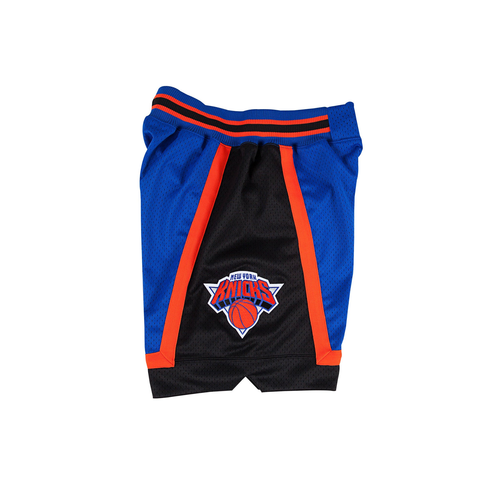 Mitchell & Ness Men's New York Knicks Authentic Basketball Shorts- Blue