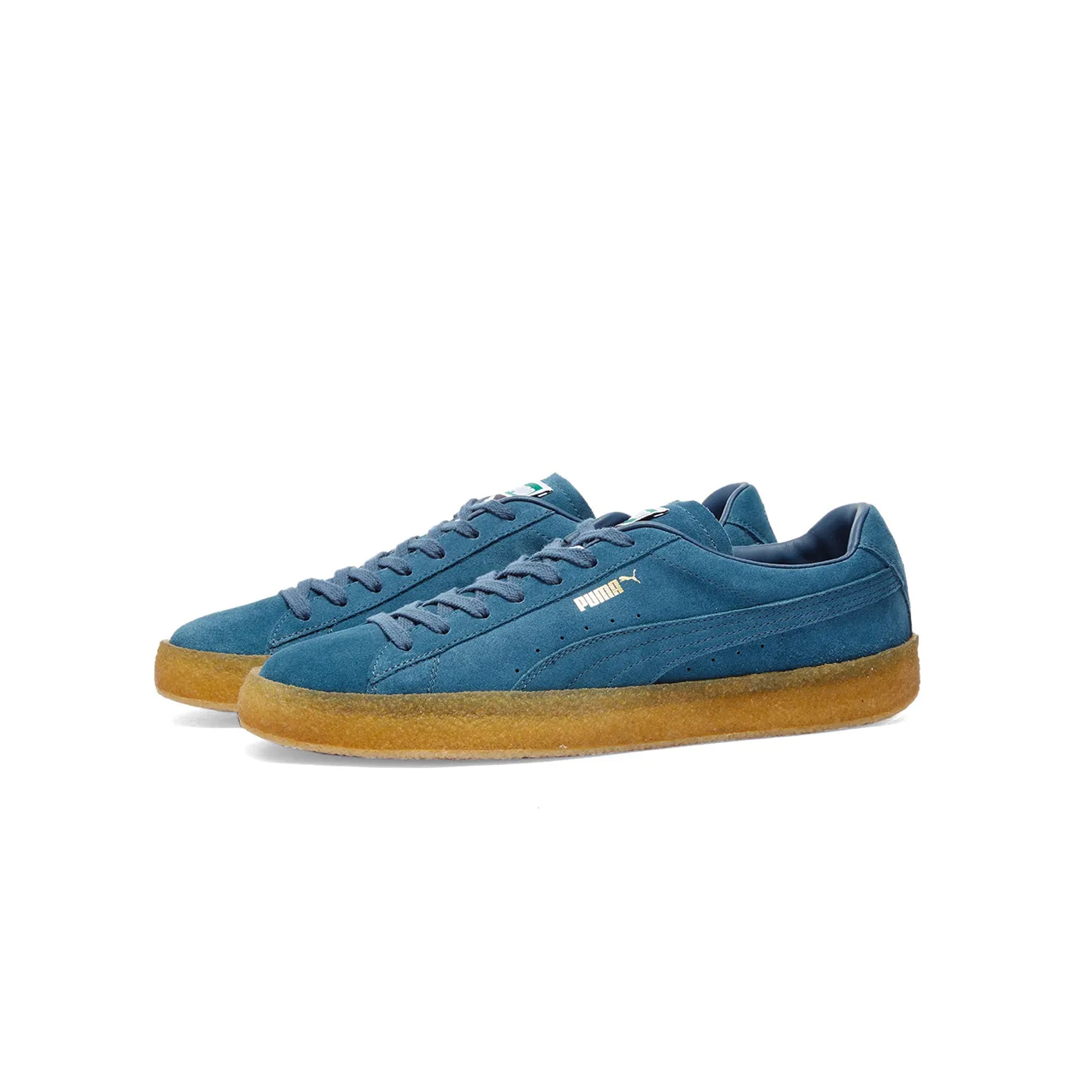 Puma Mens Suede Crepe Shoes 'Intense Blue'