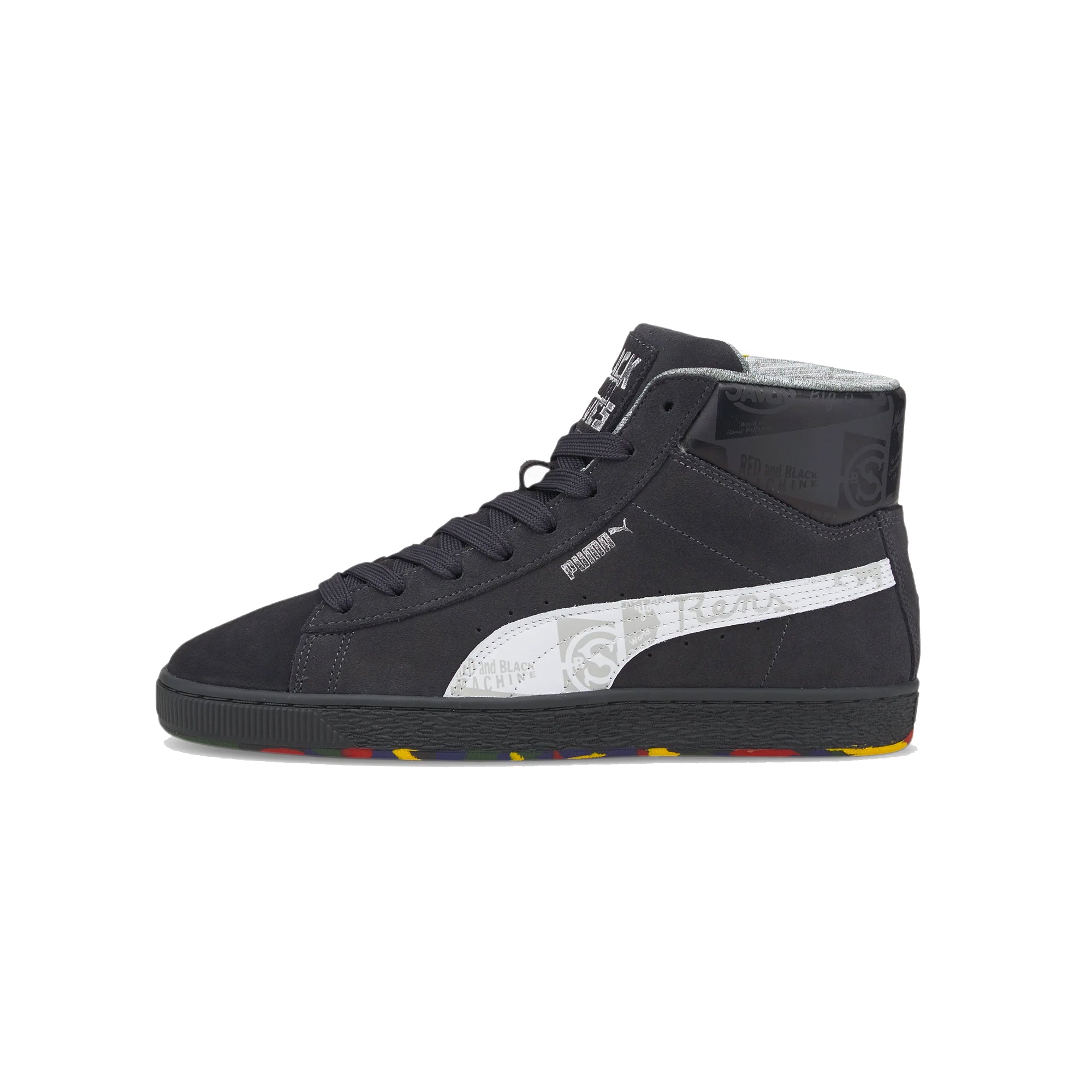 Puma Mens Suede Classic Mix x Black Fives Shoes 'Phanton Black-Puma White'