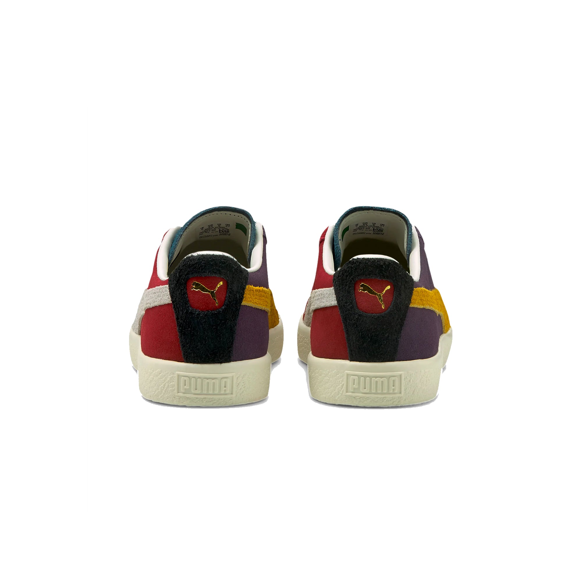Puma Mens Suede VTG WTFormstripe Shoes 'Int Red-Sweet Grape-Int Blue'