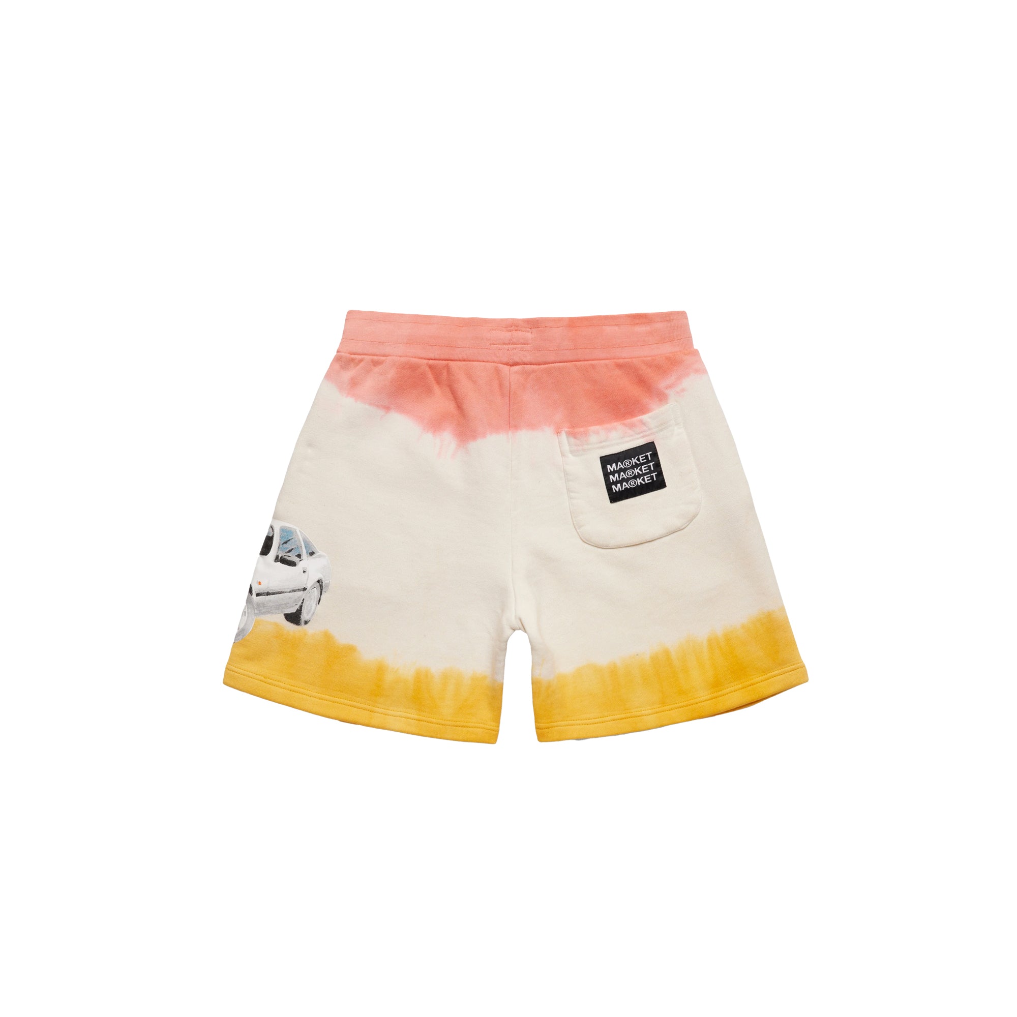 Market Mens Market Exotic Automobile Tie Dye Sweatshorts
