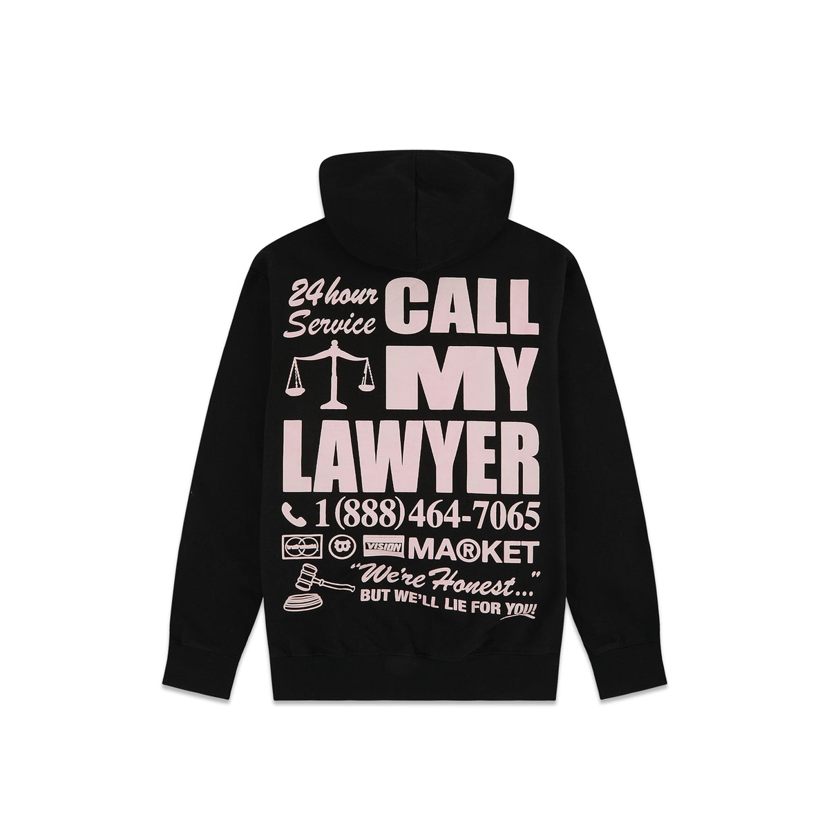 MARKET Mens 24HR Lawyer Service Hoodie