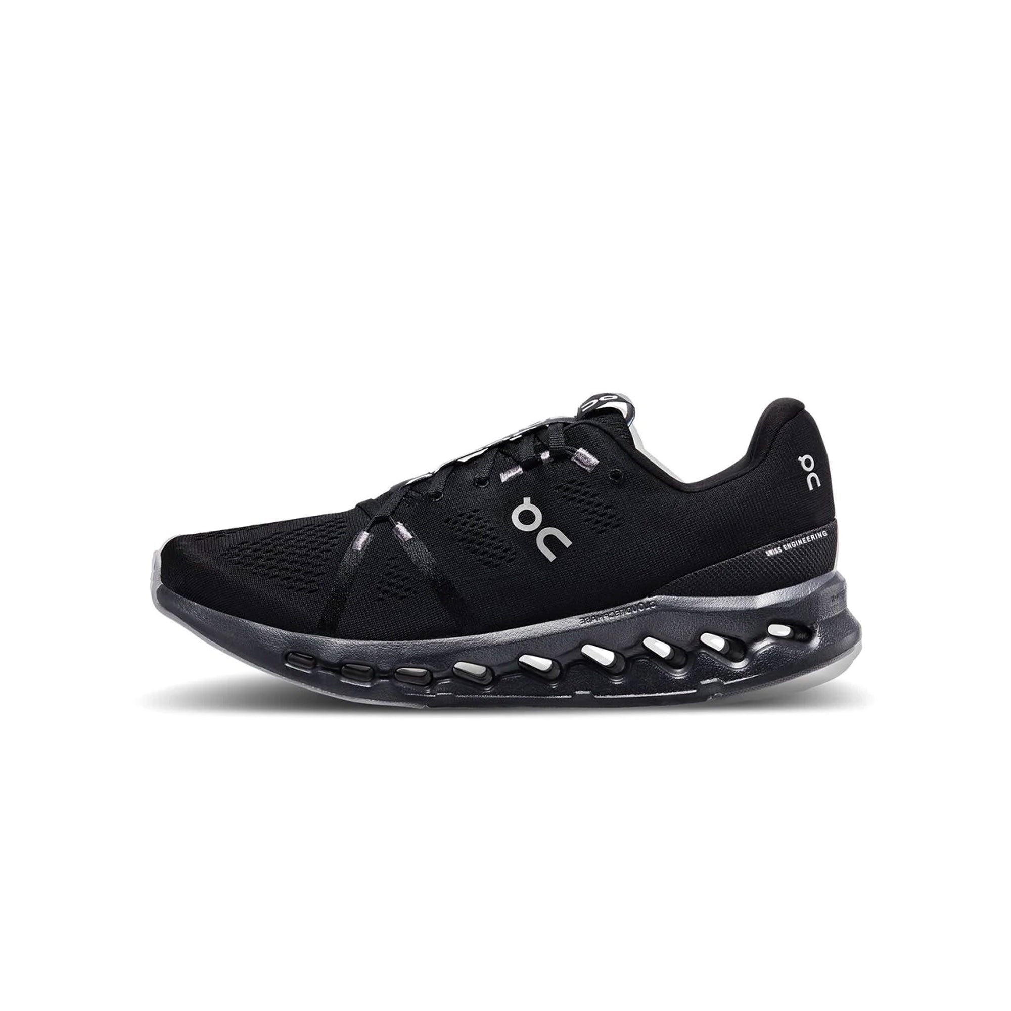 On Mens Cloudsurfer Shoes 'All Black'