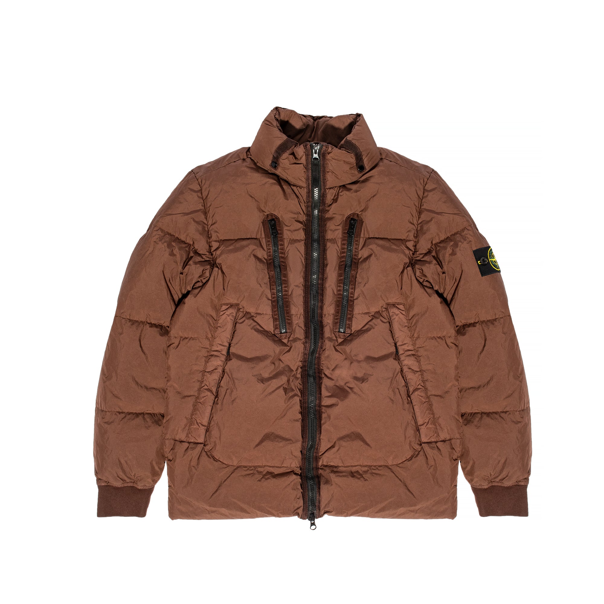 Stone Island Mens NY Down Puffer Jacket Red