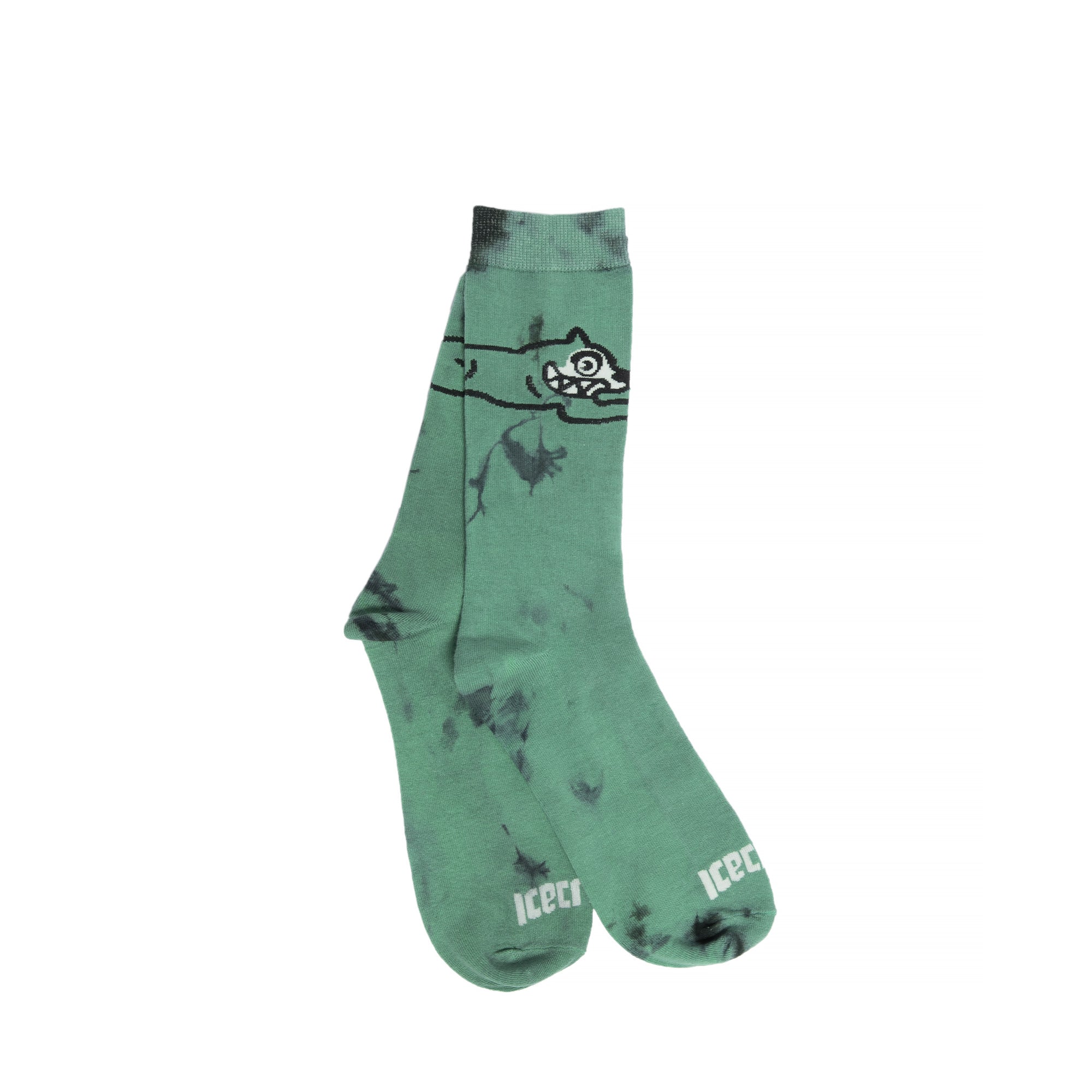 Icecream Mens Double Dip Socks 'Kelly Green'