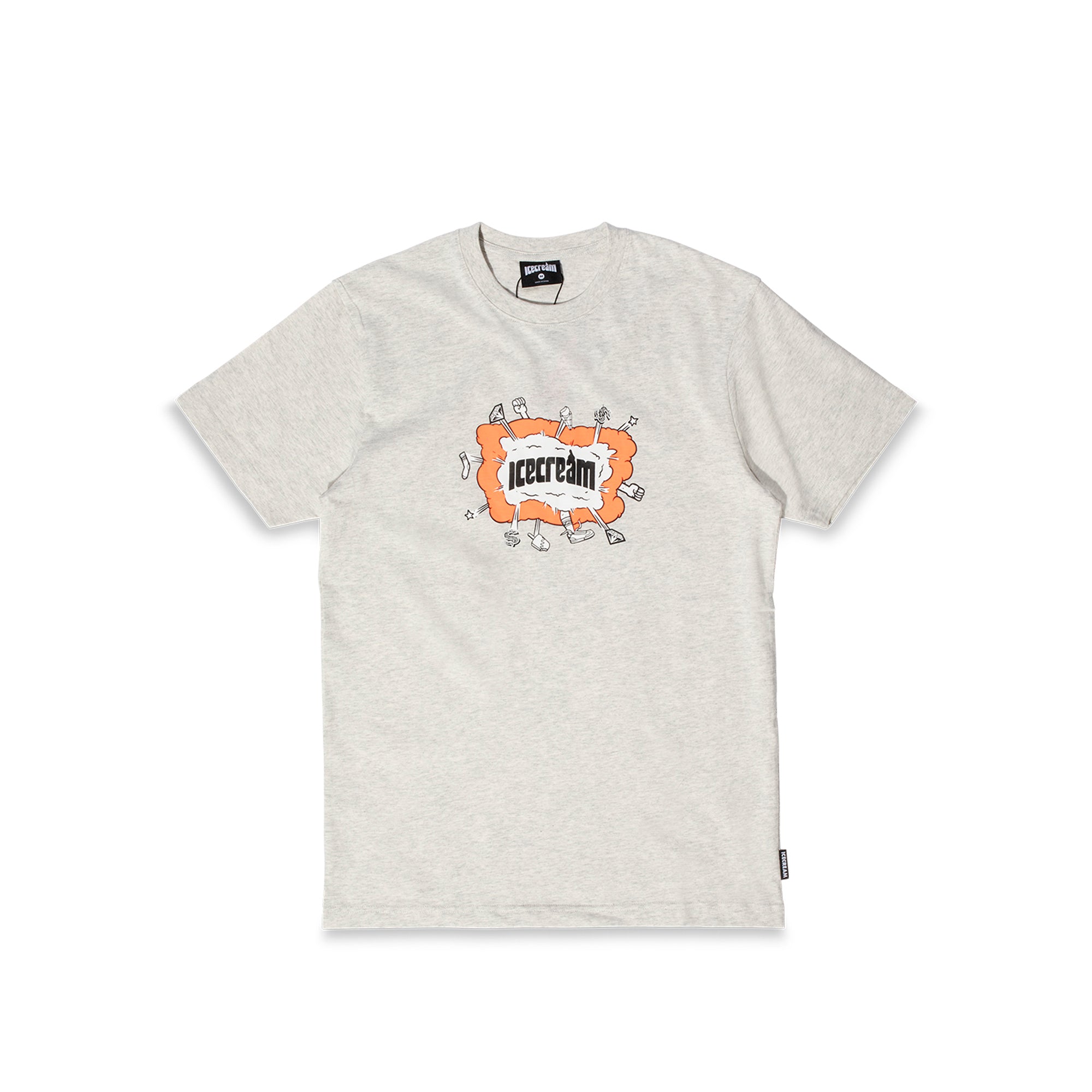 Icecream Mens Fight SS Tee 'Light Heather Grey'