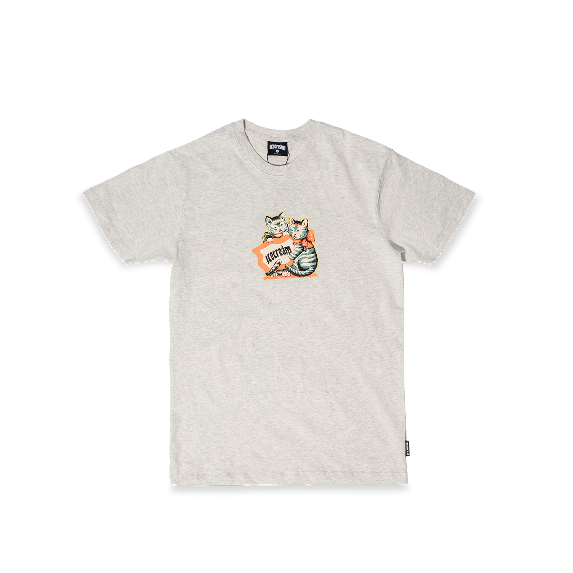 Icecream Mens Purr Fect SS Tee 'Light Heather Grey'