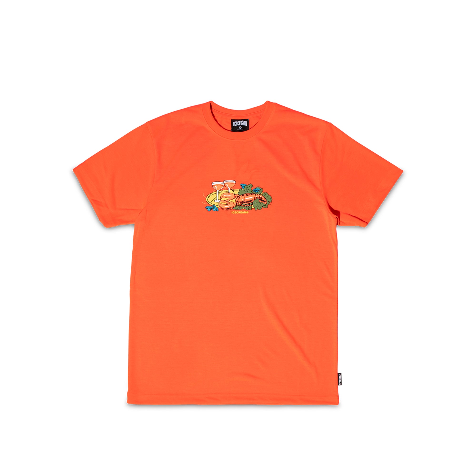 Icecream Mens Fine SS  Tee 'Neon Red'