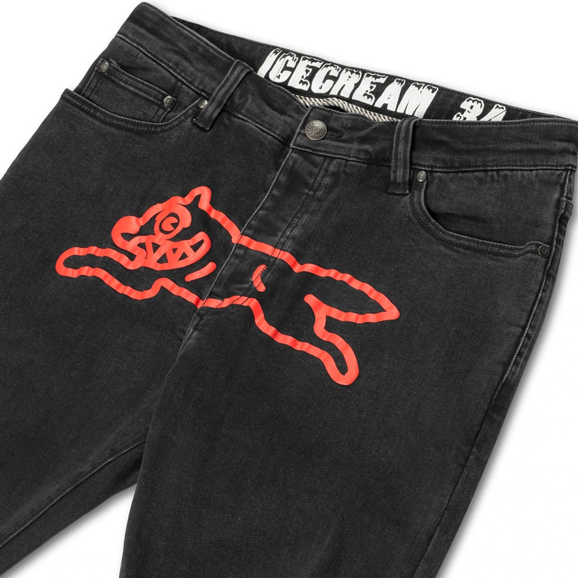 Icecream Mens Running Dog Jean 'Black'
