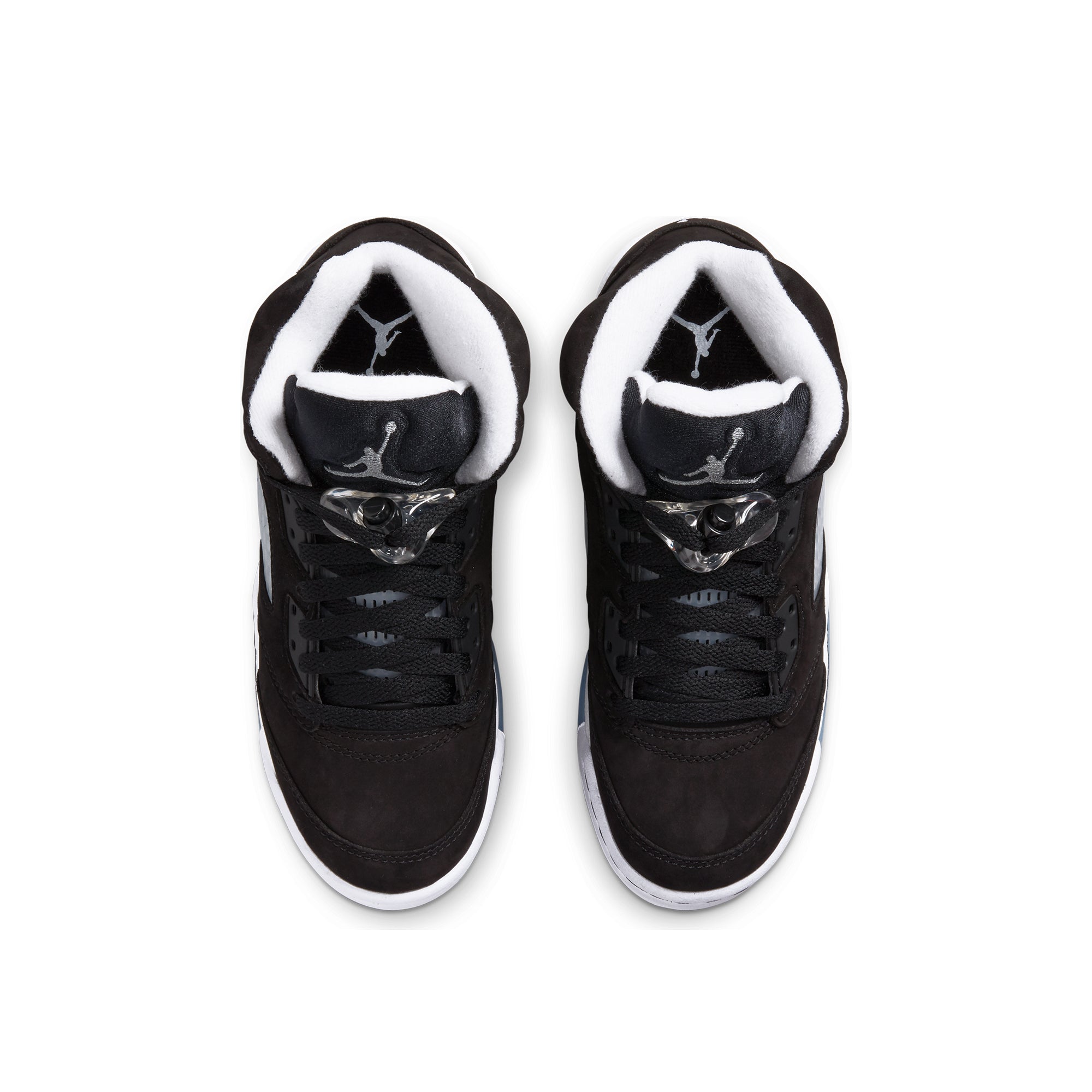 Air Jordan Big Kids 5 Retro Shoes Black/Cool Grey