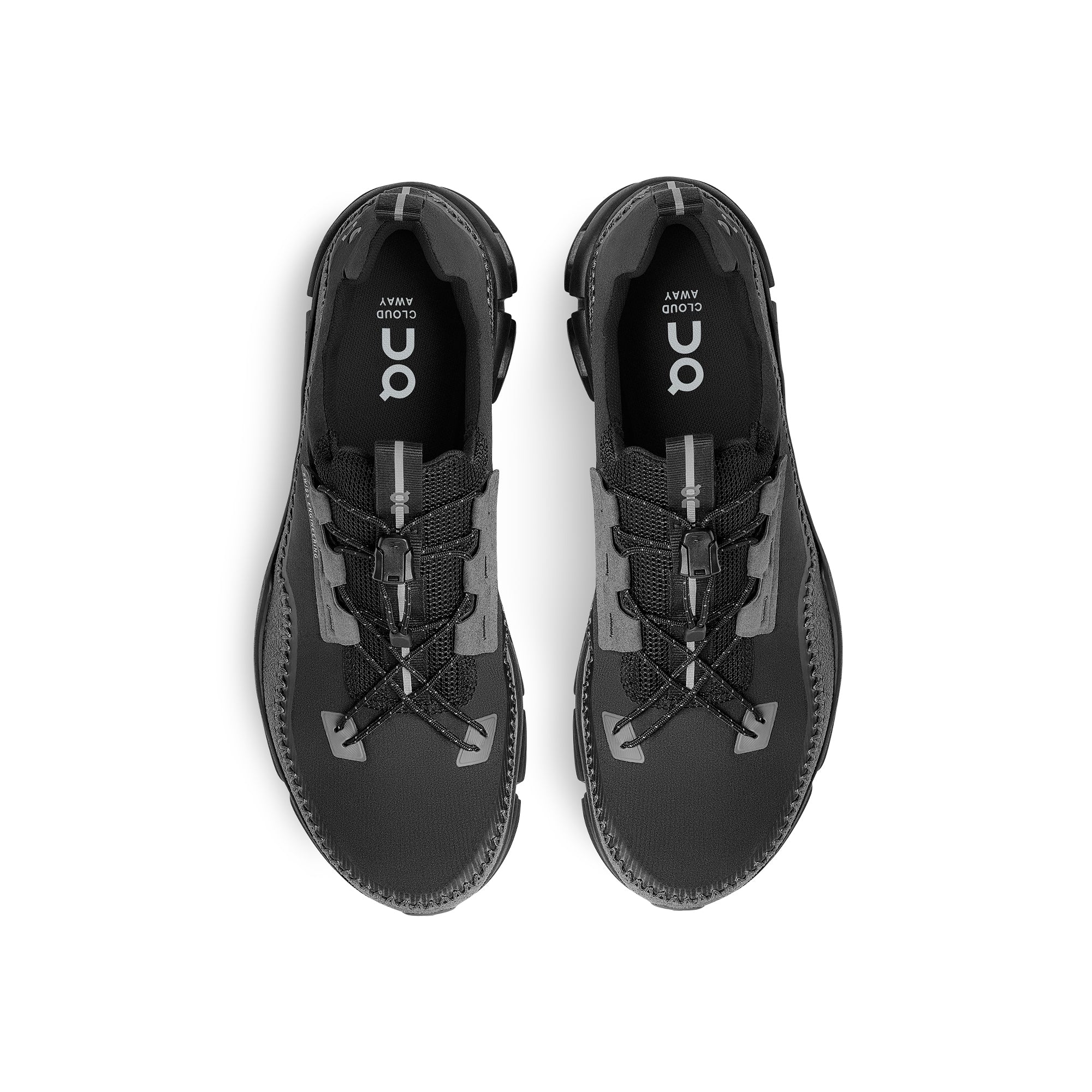 On Mens Cloudaway Shoes 'Black/Rock'