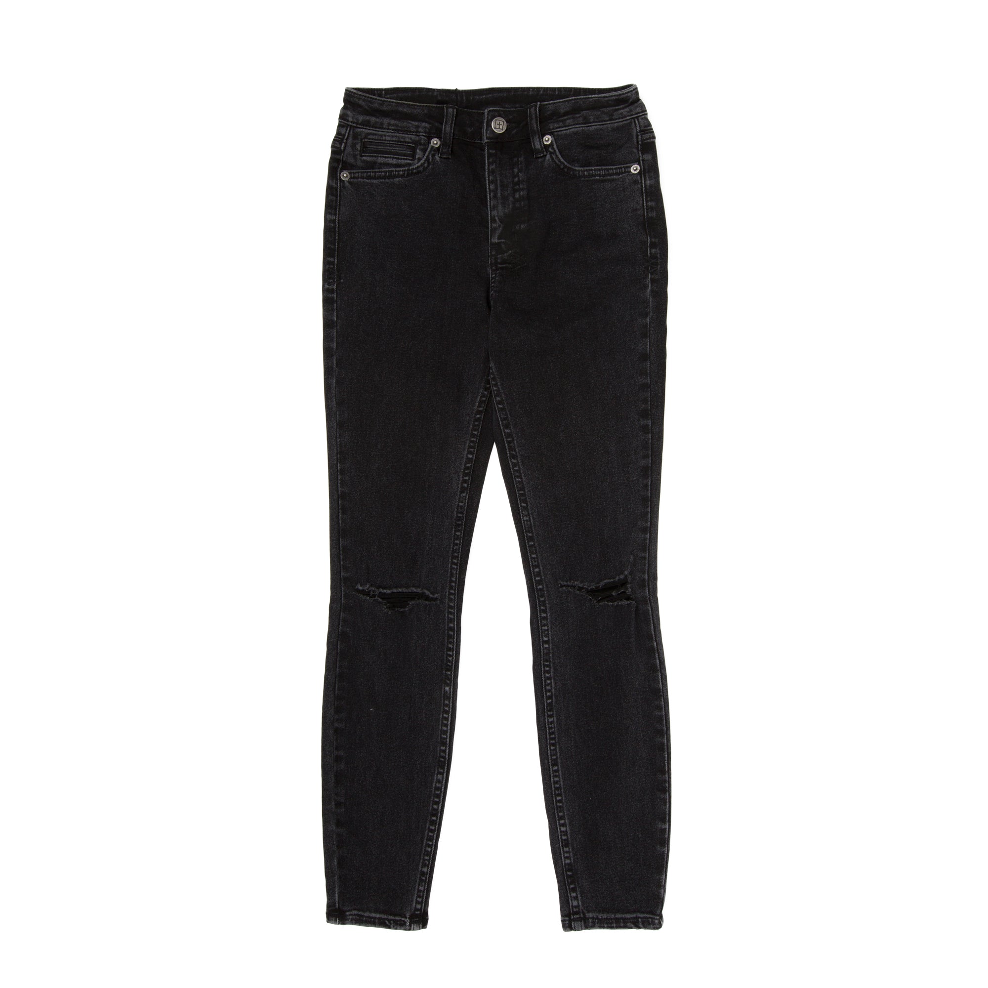 Ksubi Womens Spray on Hell Cat Denim Pants