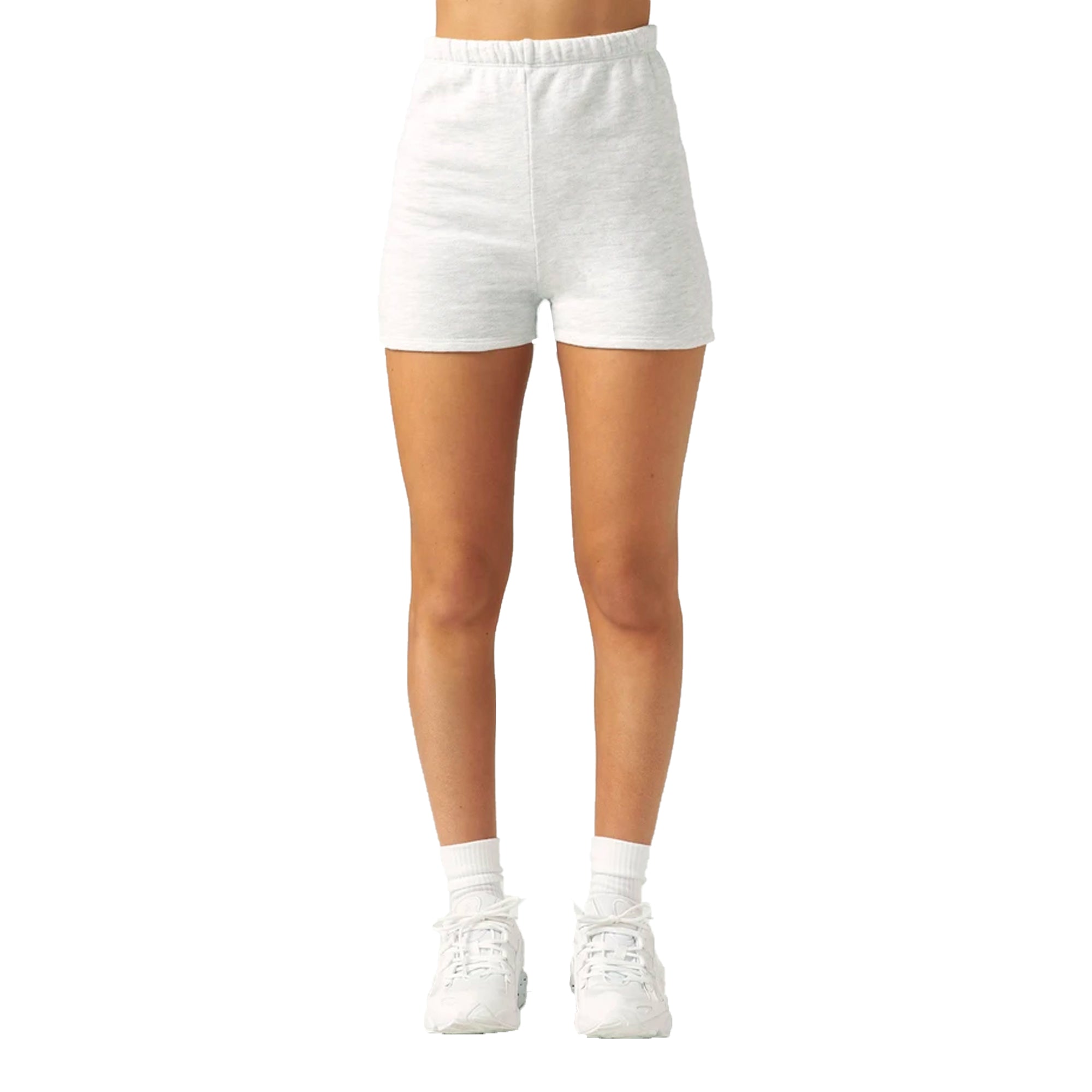 Joah Brown Womens Fitted Sweatshort Pearl