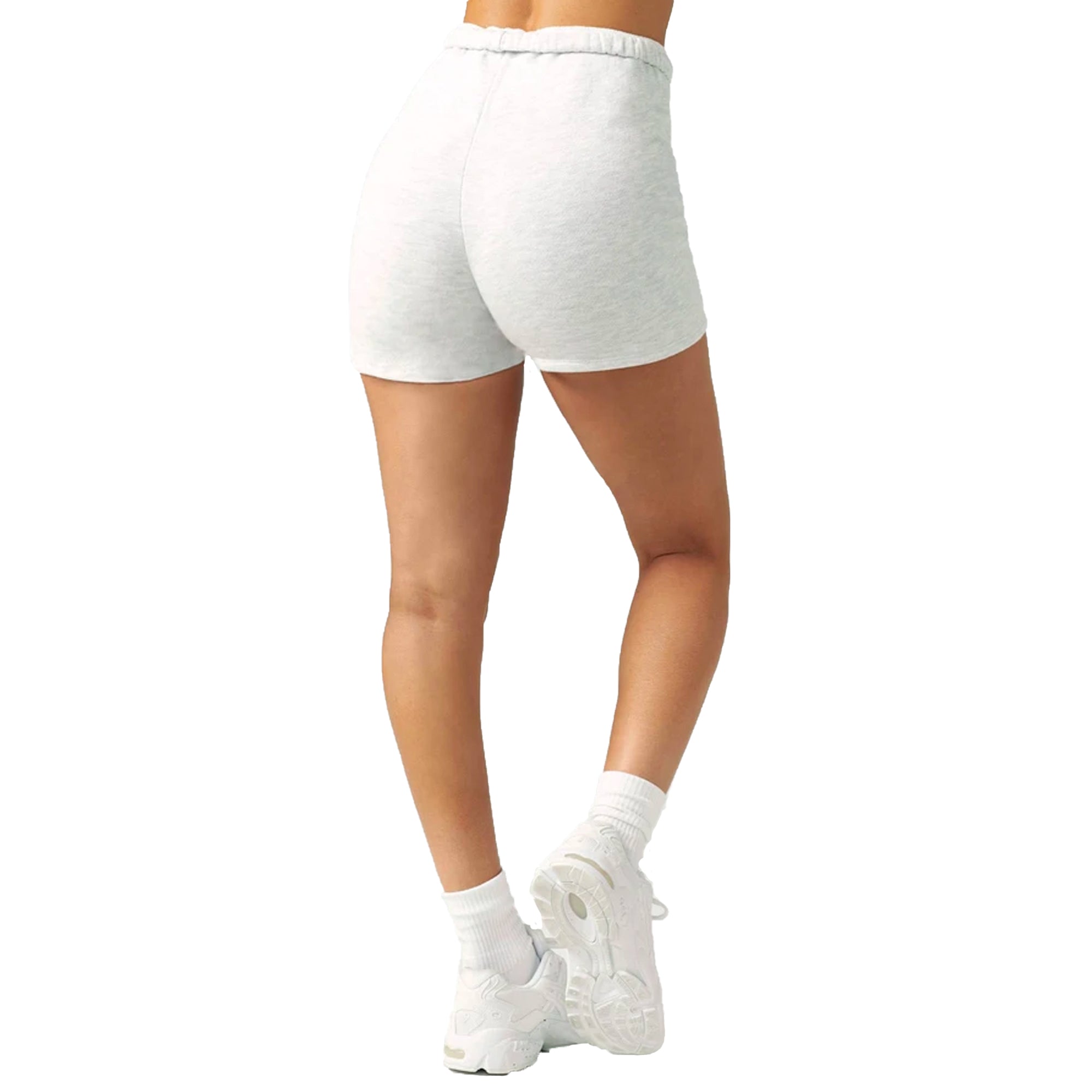 Joah Brown Womens Fitted Sweatshort Pearl