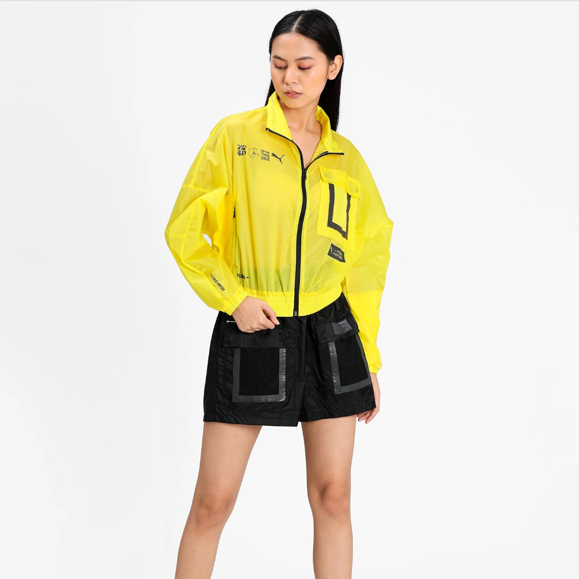 Puma x Felipe Womens Jacket 'Blazing Yellow'