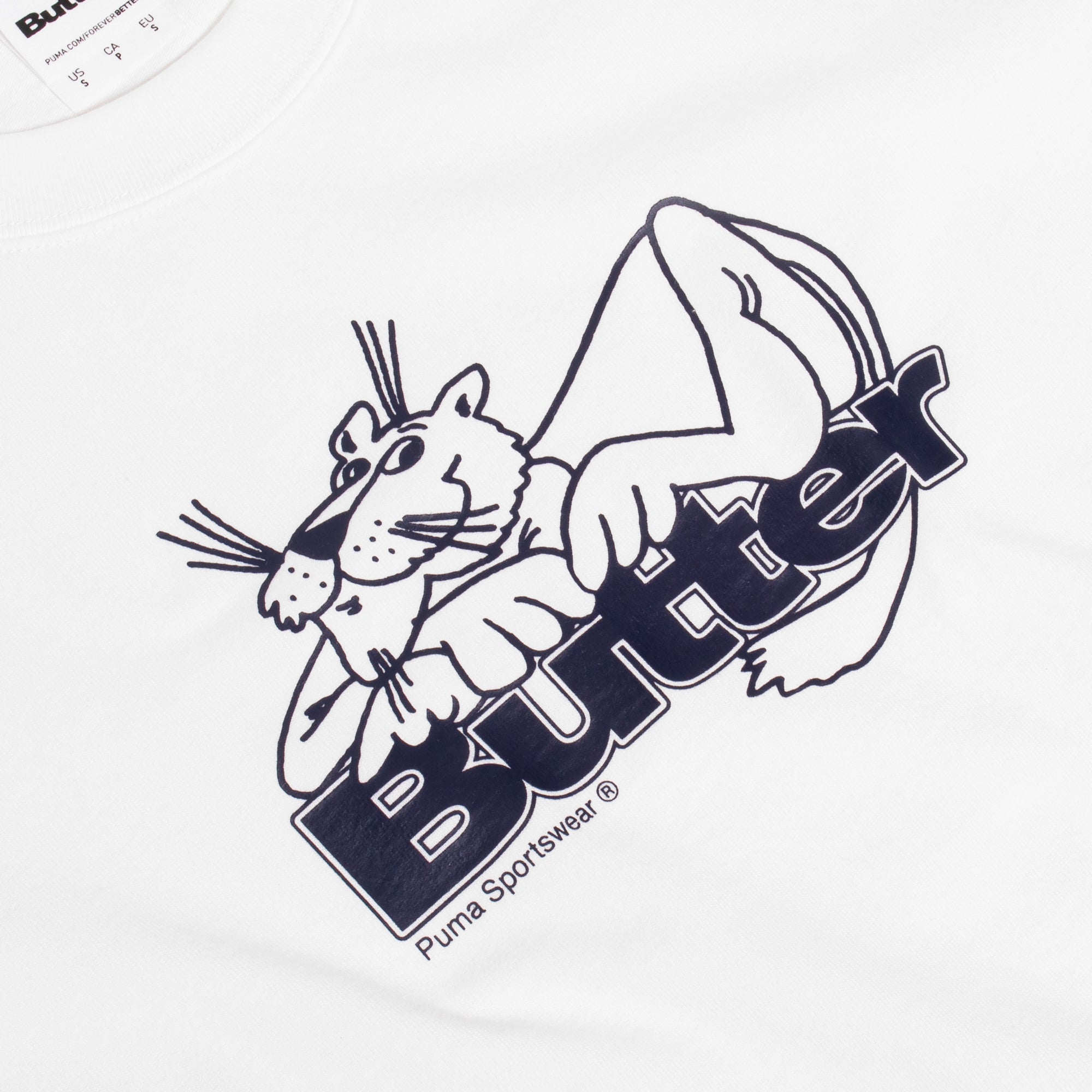 Puma x Butter Goods Mens Graphic Tee 'White'