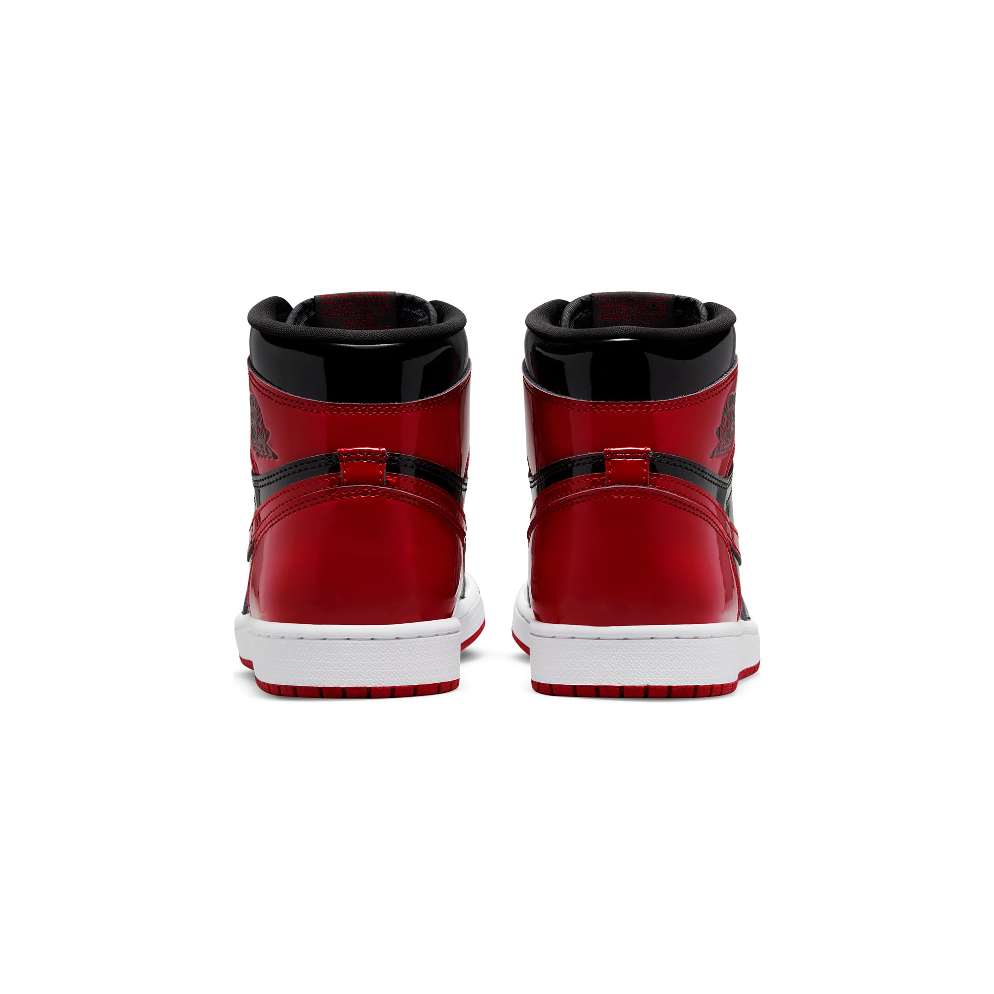 Air Jordan Mens 1 Retro High OG Patent Bred Shoes