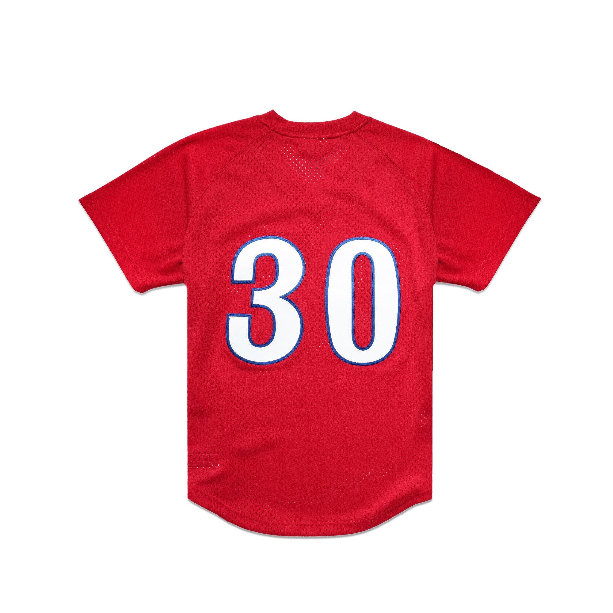 Mitchell & Ness Men's Tim Raines Authentic Mesh BP Jersey - Scarlet