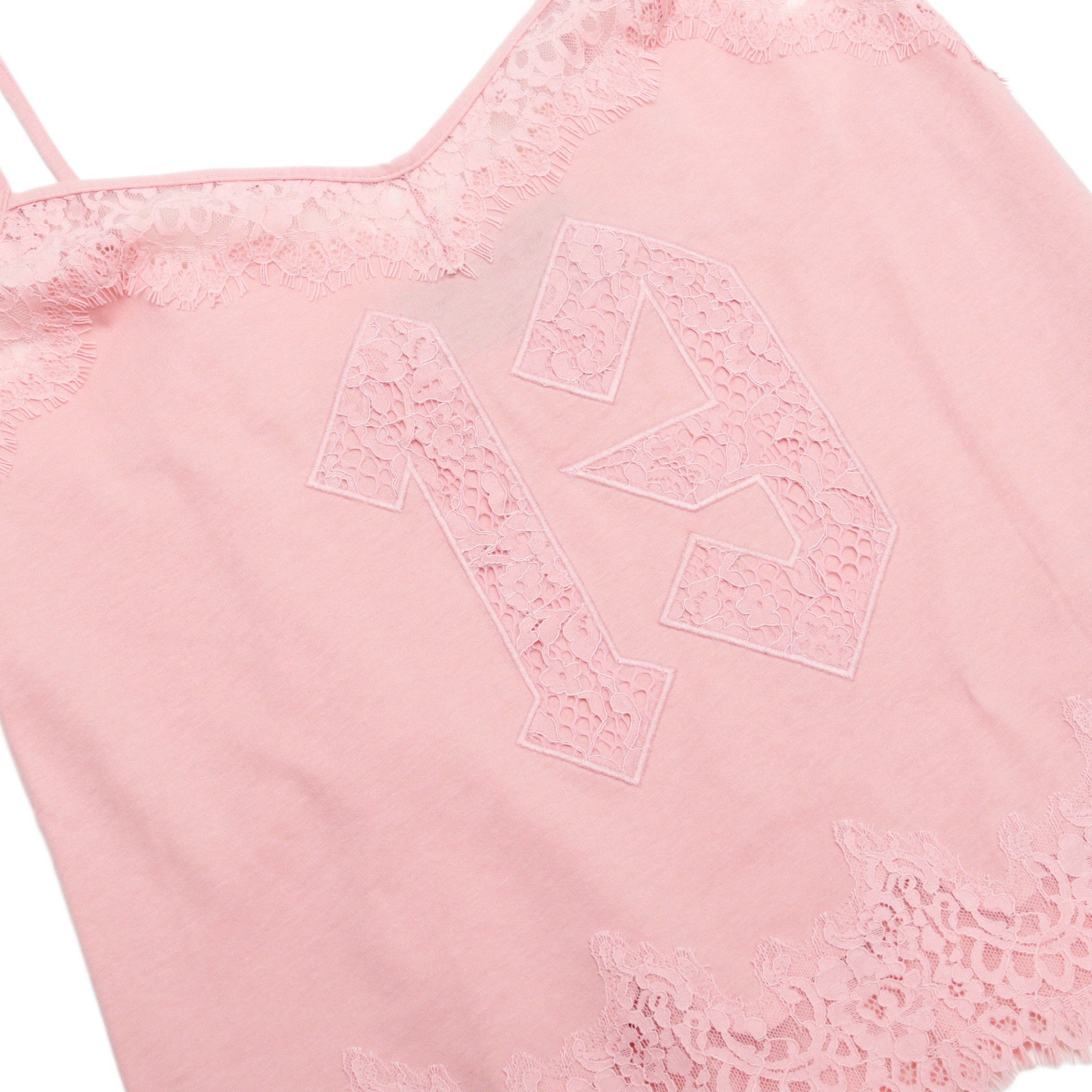 Puma FENTY by Rihanna Women's Lace Trim Cami- Pink