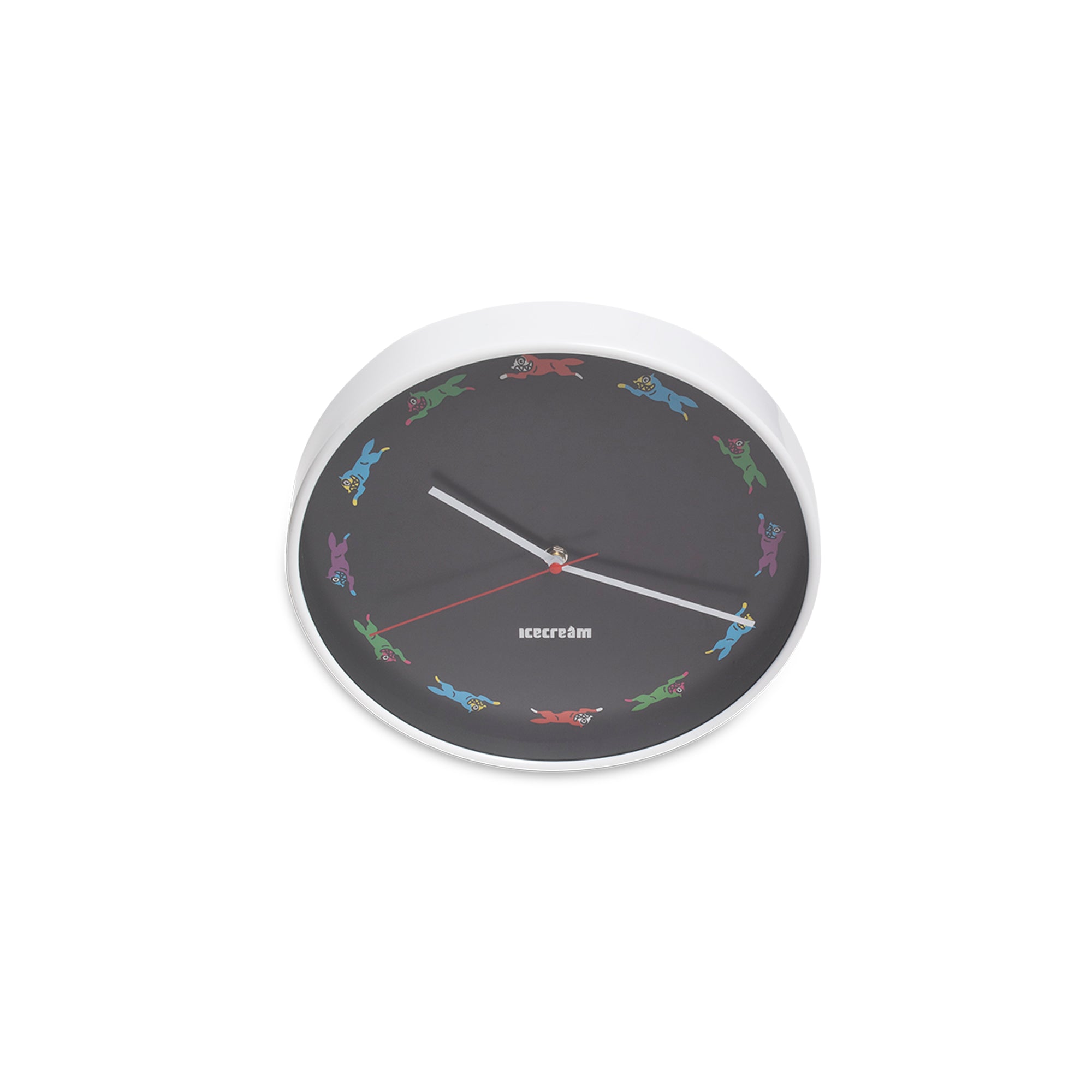 Icecream Mens Father Time Clock 'Black'