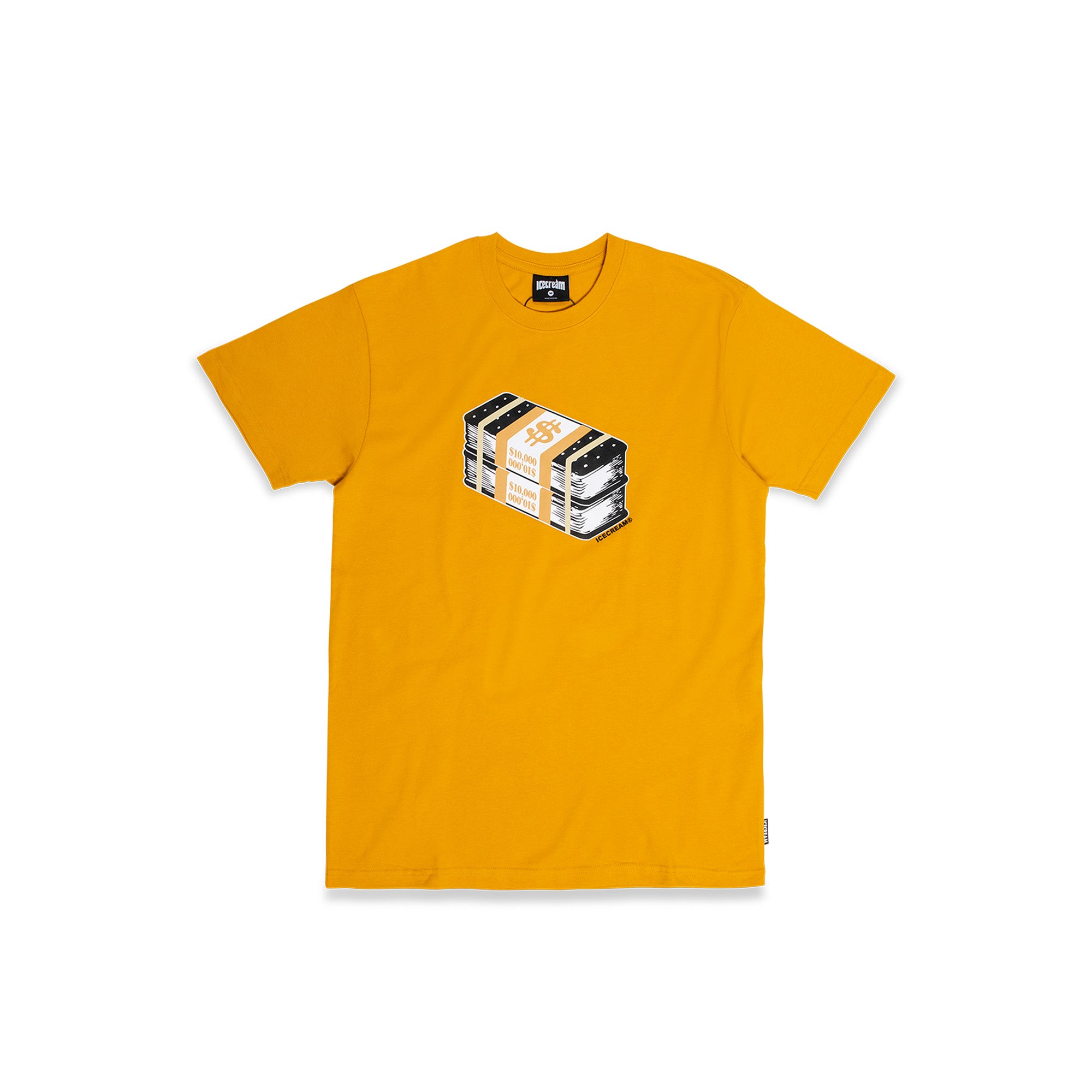 Icecream Mens Bands SS Tee 'Golden Yellow'