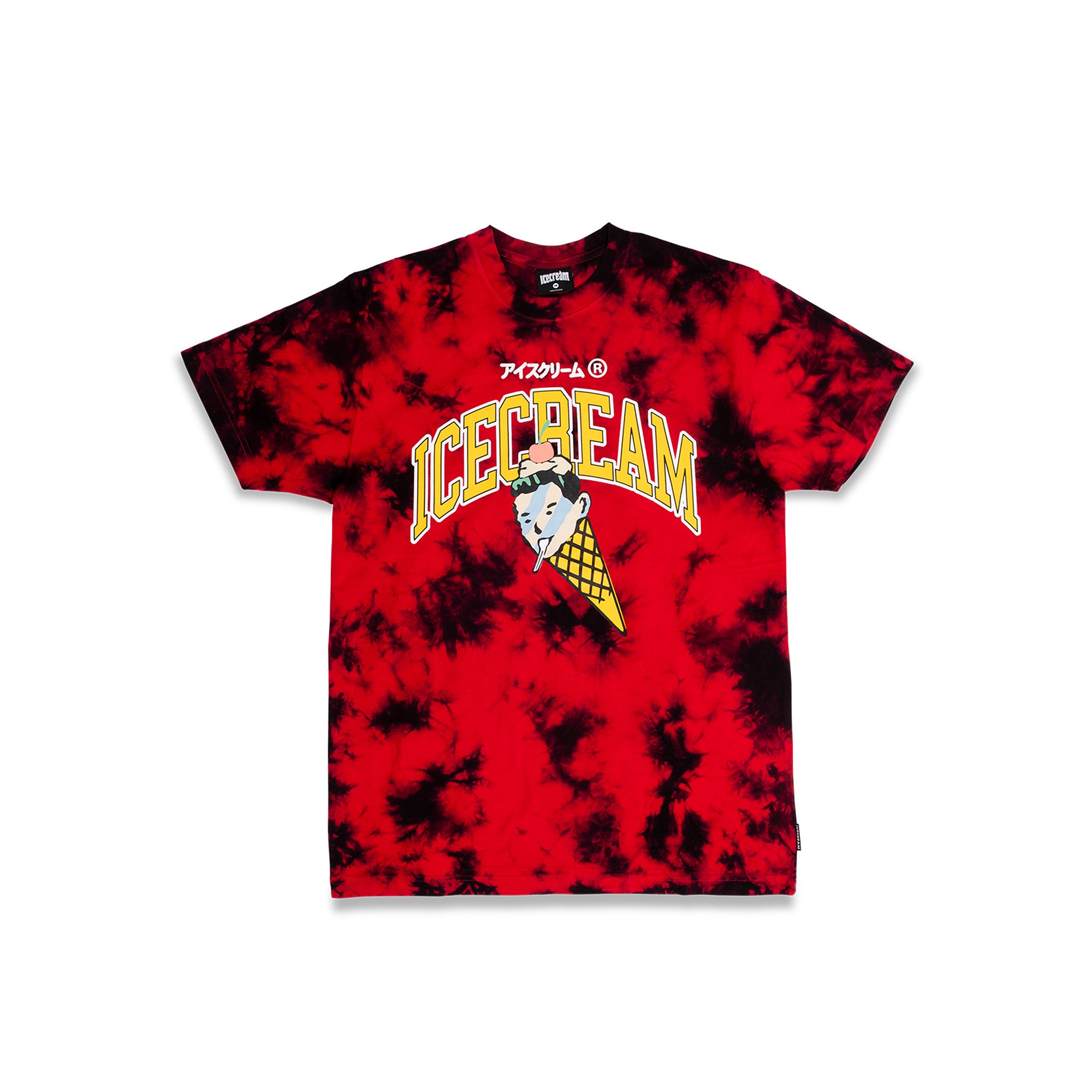 Icecream Mens Spoon Fed SS Knit Shirt 'Tango Red'