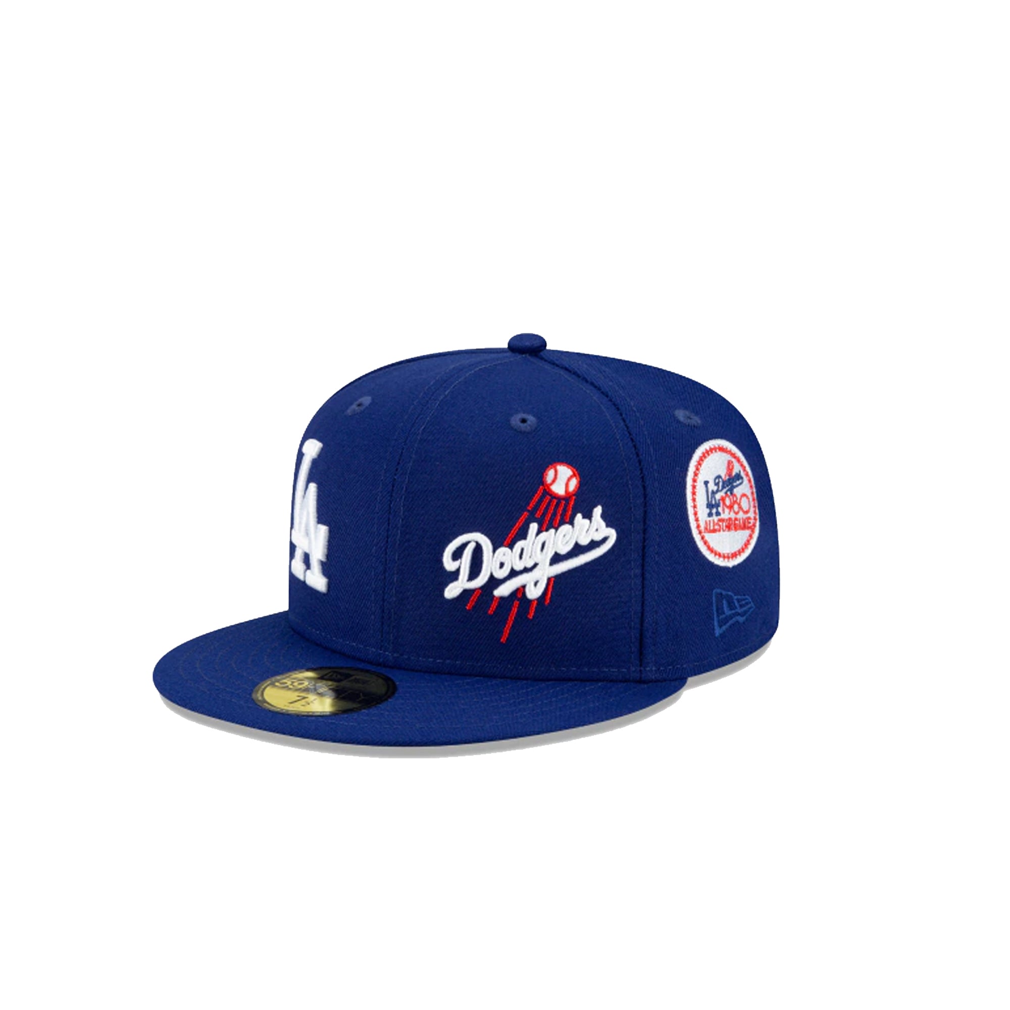 New Era Los Angeles Dodgers Patch Pride 59Fifty Fitted Hat 'Blue'