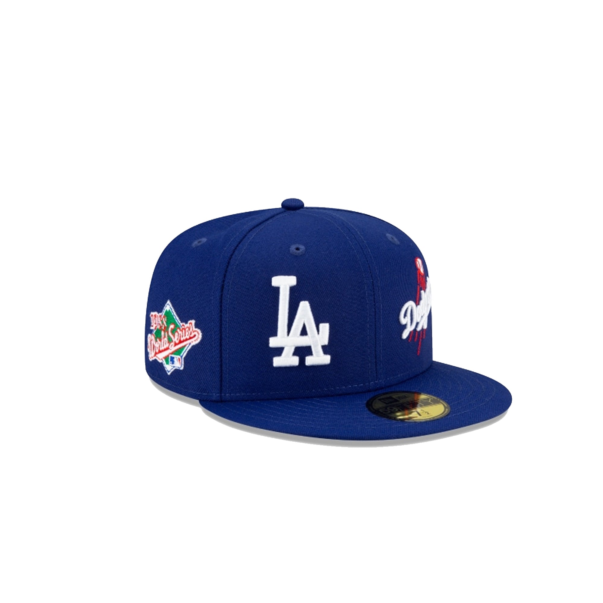 New Era Los Angeles Dodgers Patch Pride 59Fifty Fitted Hat 'Blue'