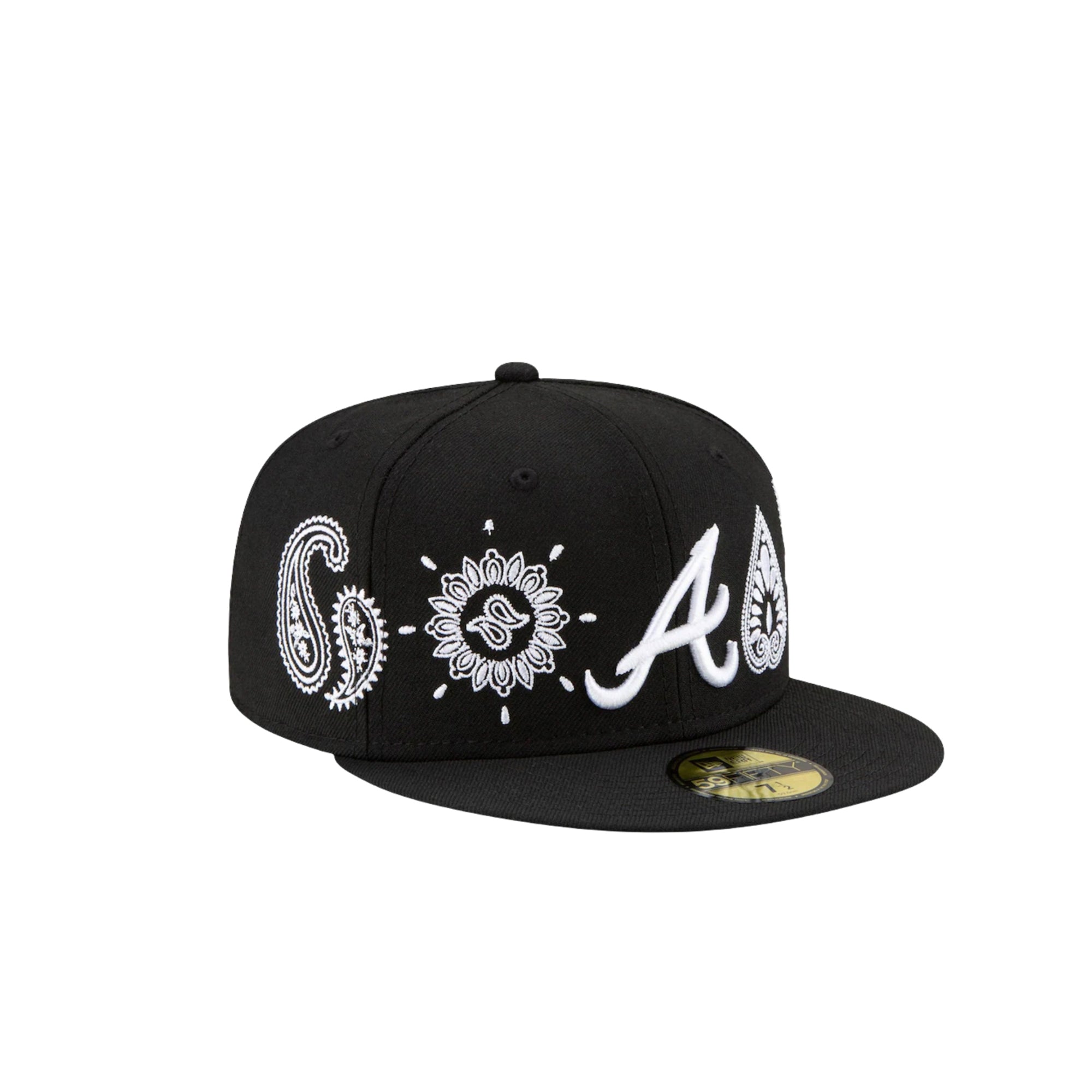 New Era Atlanta Braves Paisley Elements 59Fifty Cap 'Black'