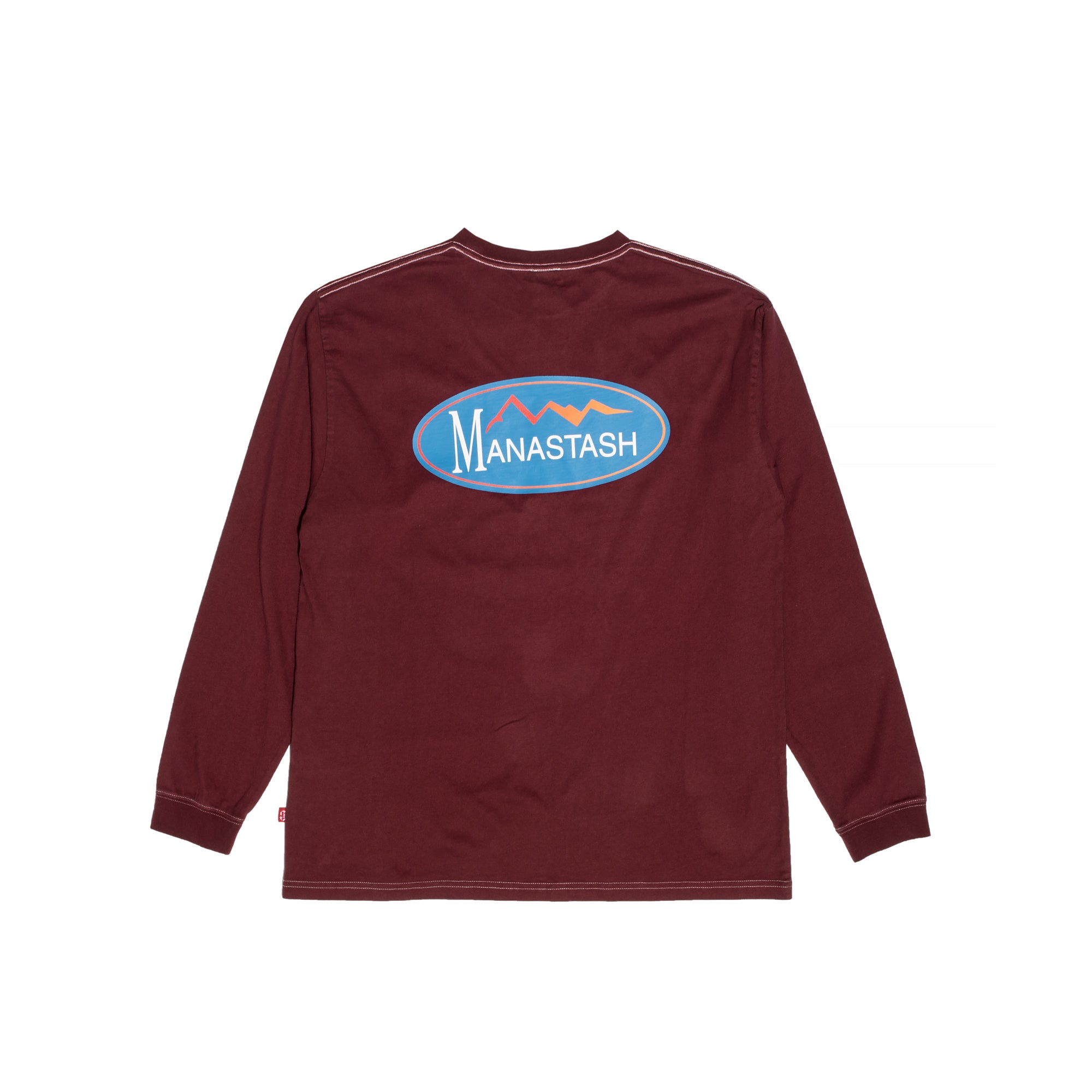 Manastash Mens Re:ctn LS Tee Original Logo (Burgundy)
