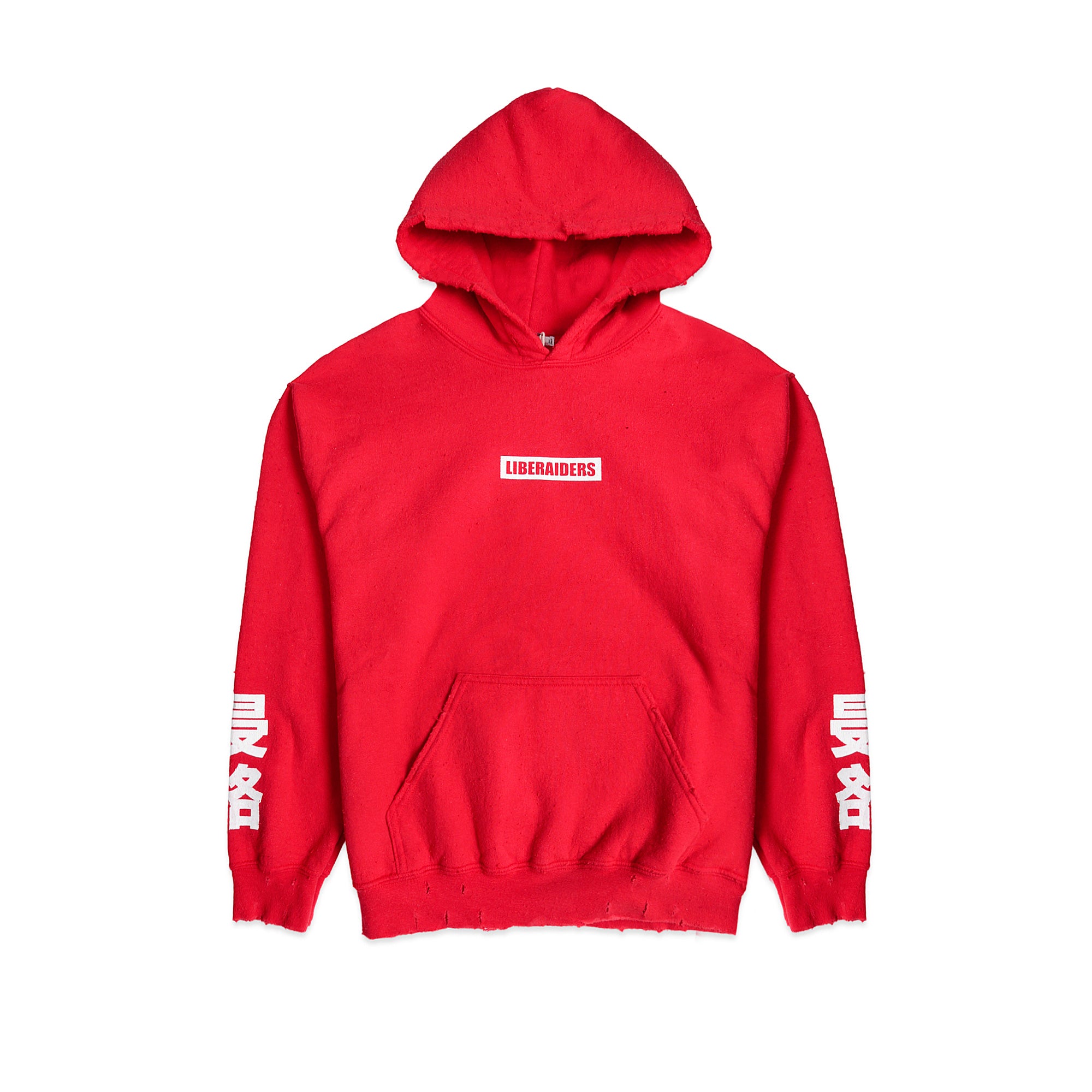 Liberaiders Logo Pullover Hoodie Red