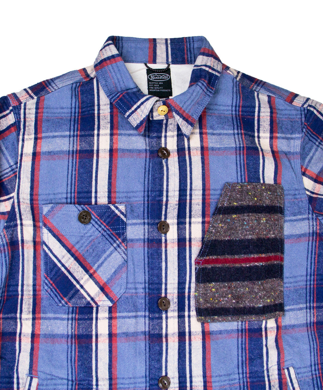 Manastash: Crazy Lumber Button Up (Blue)