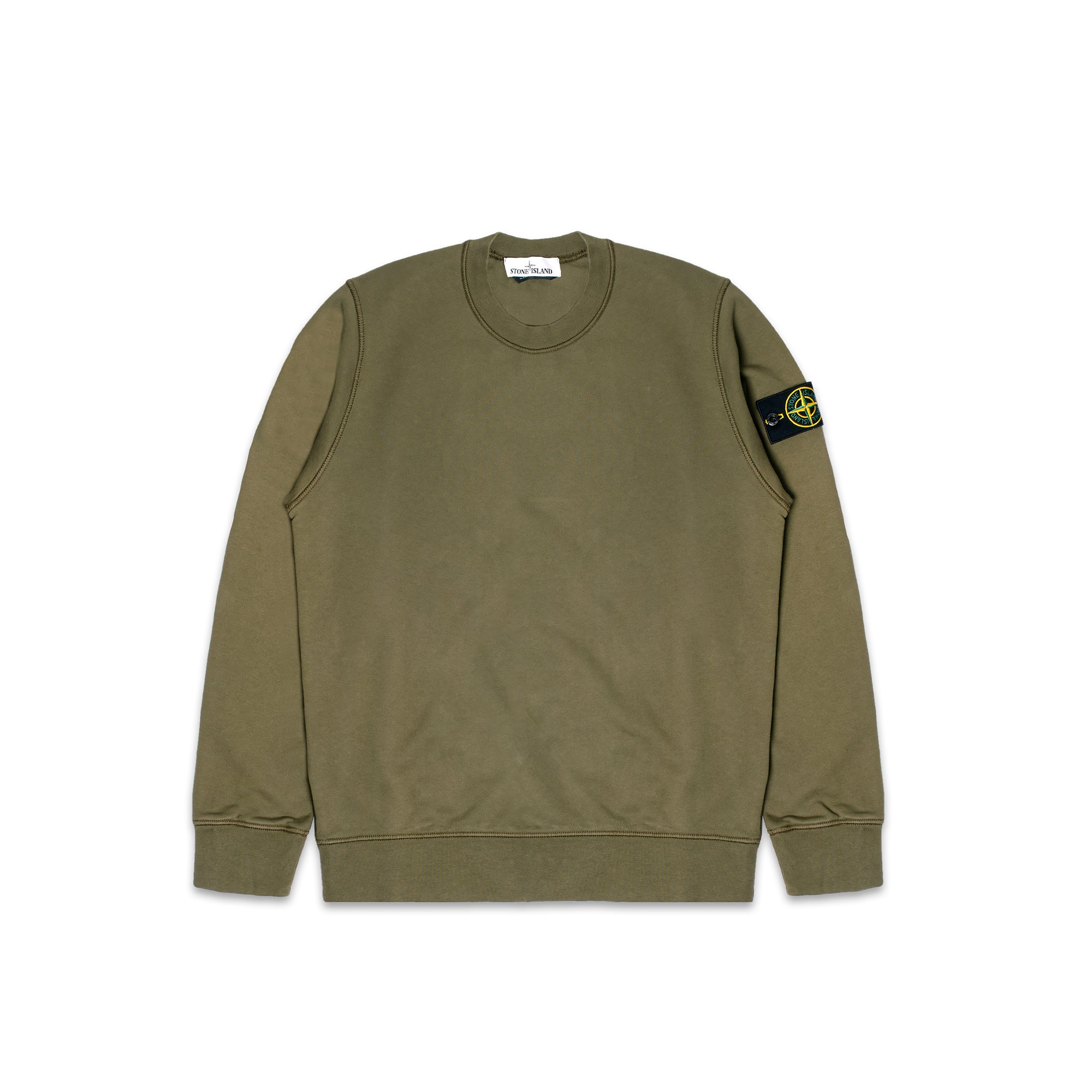 Stone Island Basic Crewneck in Olive