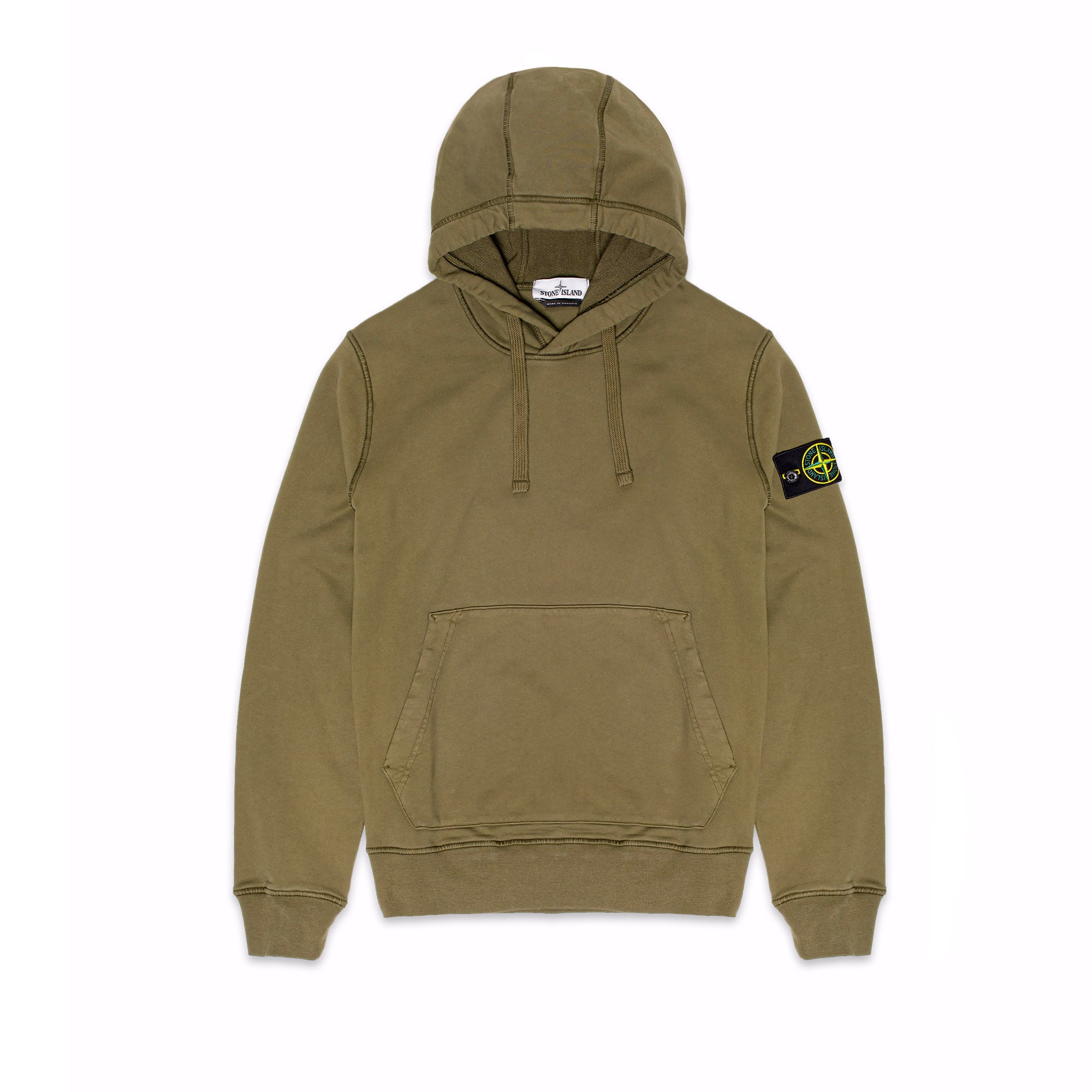 Stone Island Basic Hoodie in Olive