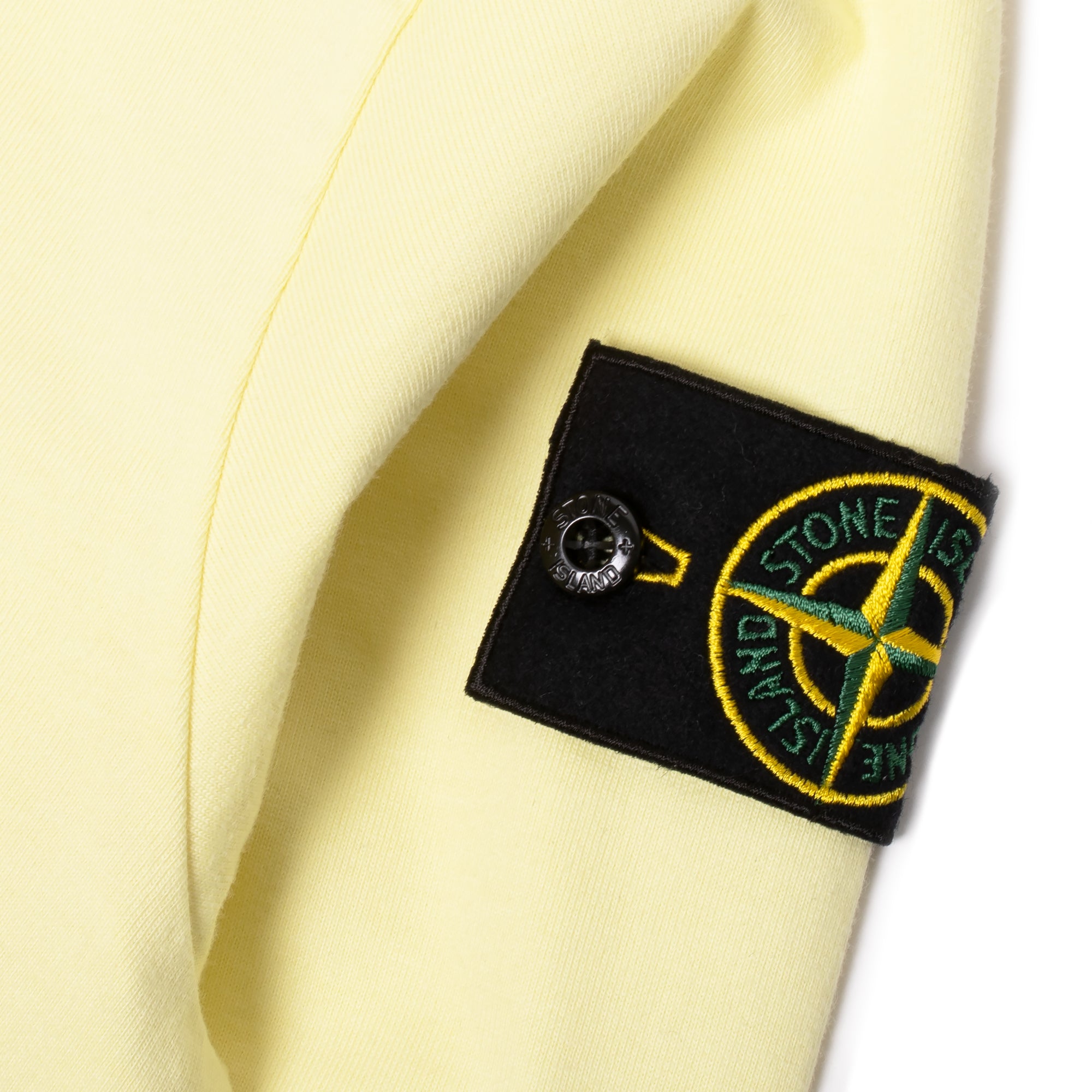 Stone Island Heavy Jersey Crewneck in Yellow