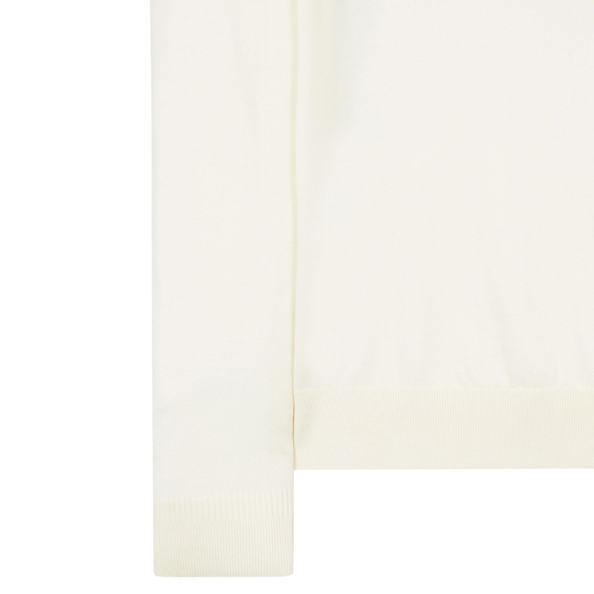 Stone Island Mens Merino Wool Crewneck Sweater Cream