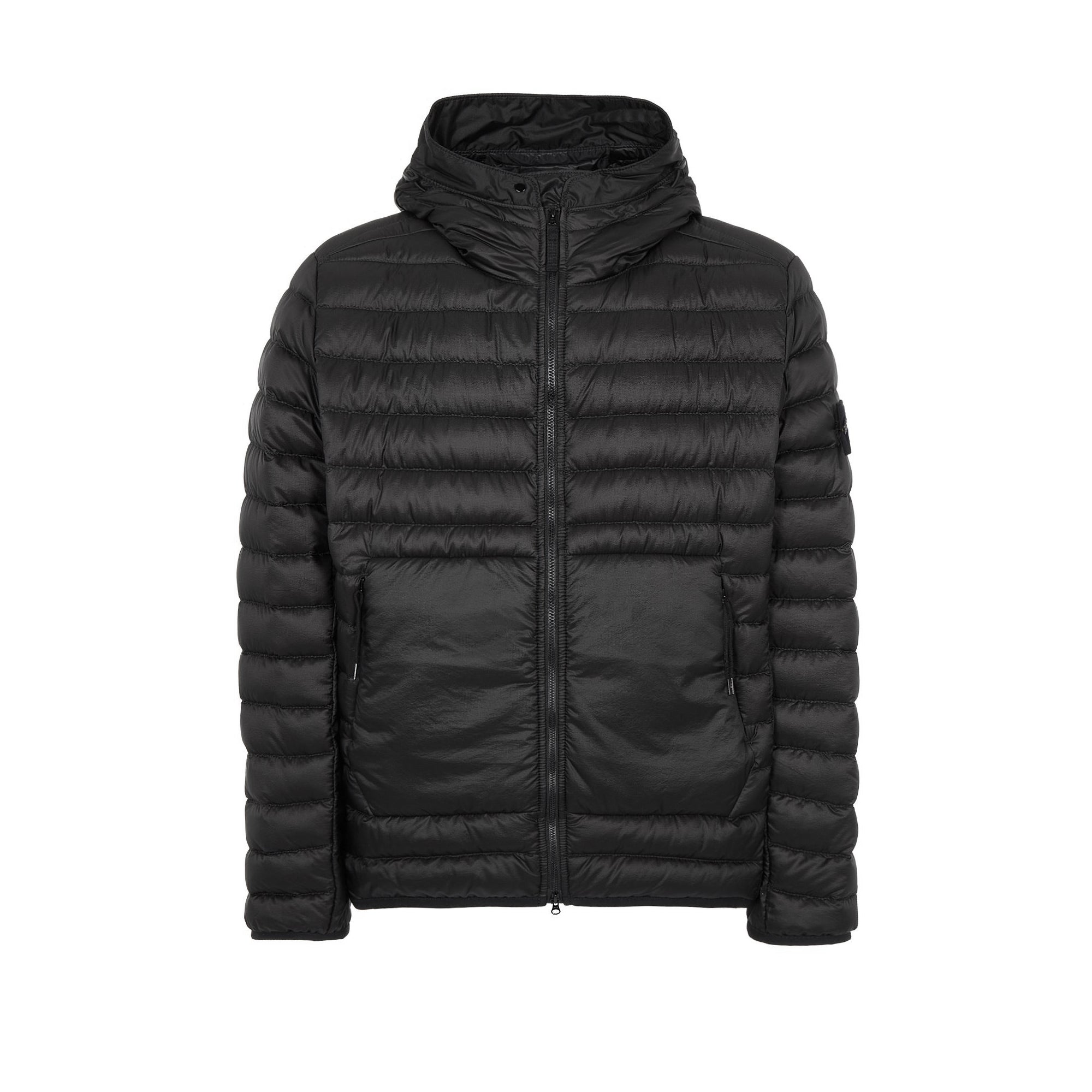 Stone Island Mens Real Down Jacket 'Black'