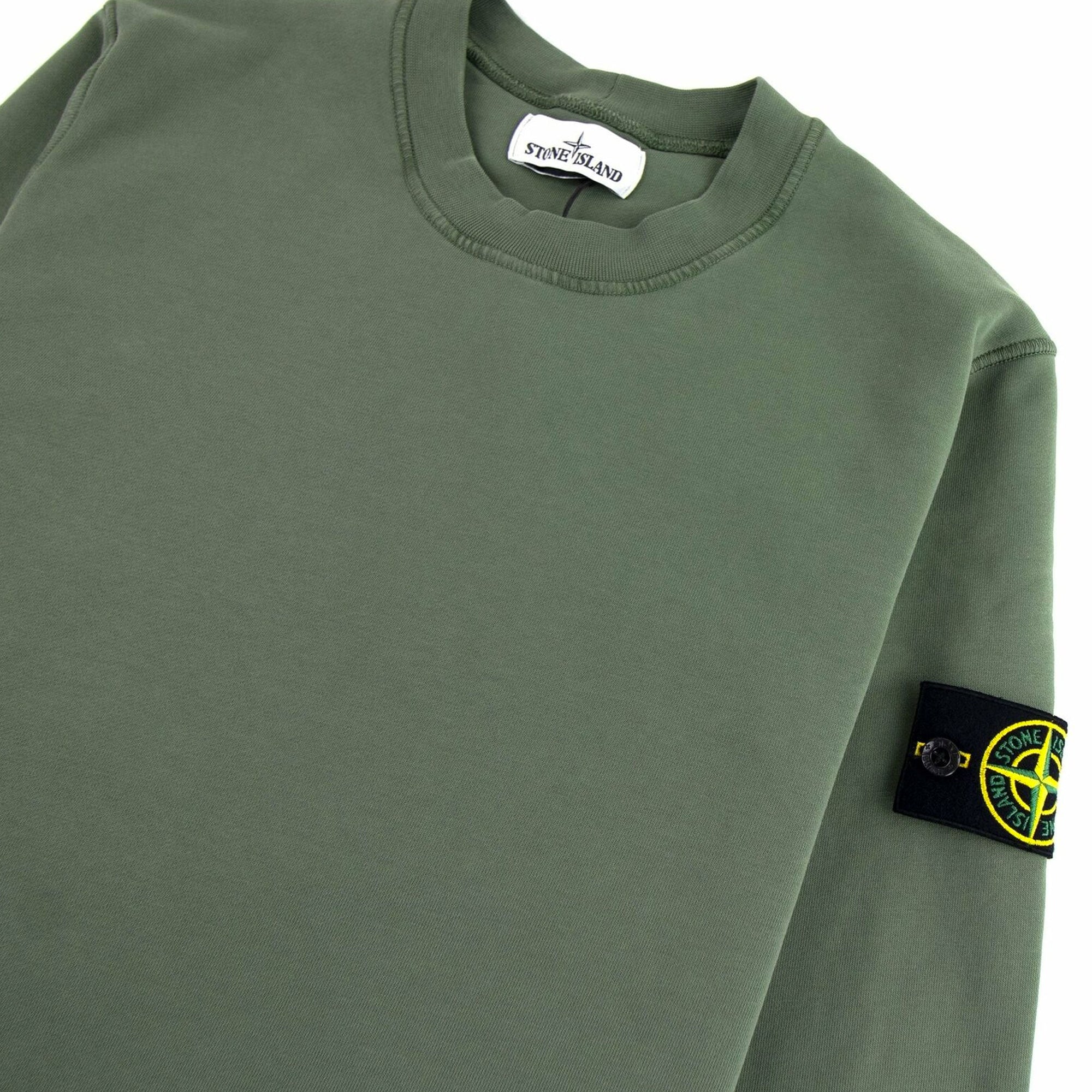 Stone Island Mens Sweat-Shirt 'Green'