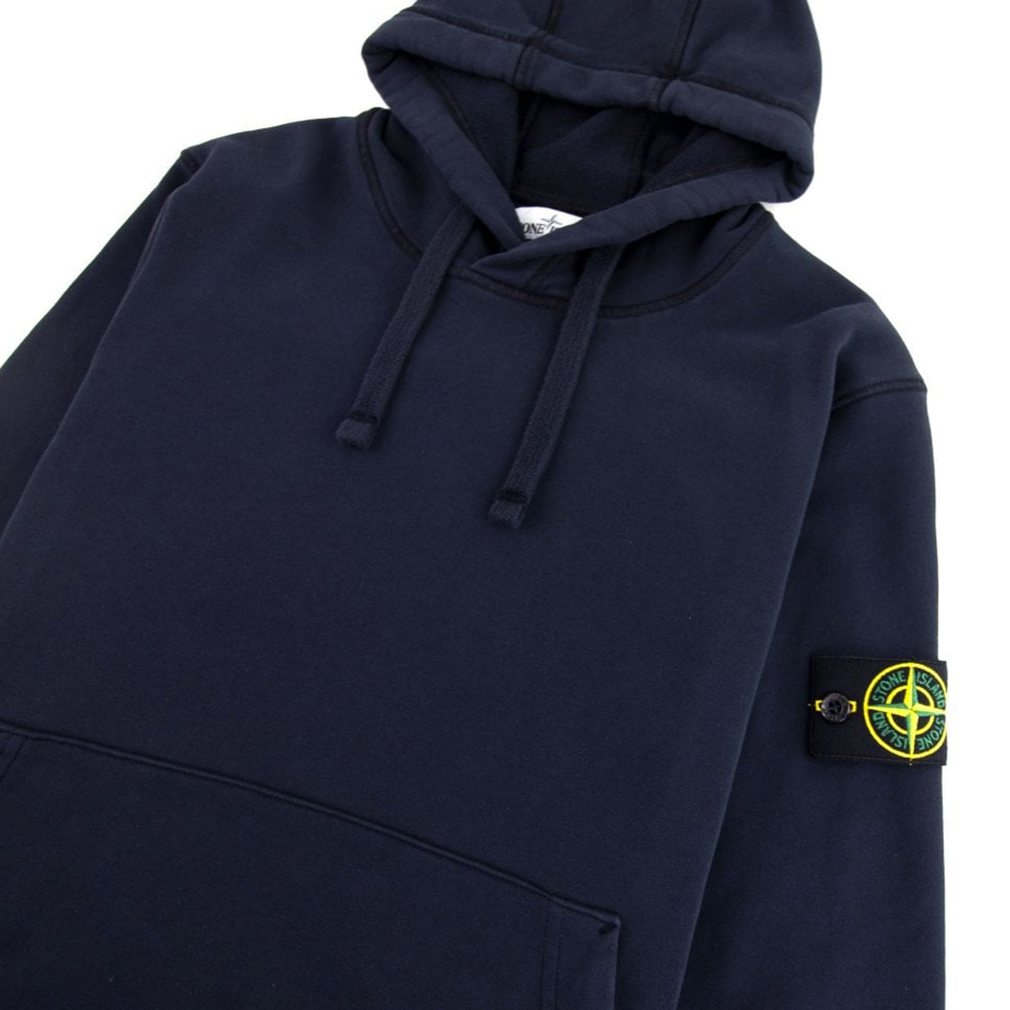 Stone Island Mens Hooded Sweatshirt 'Navy'