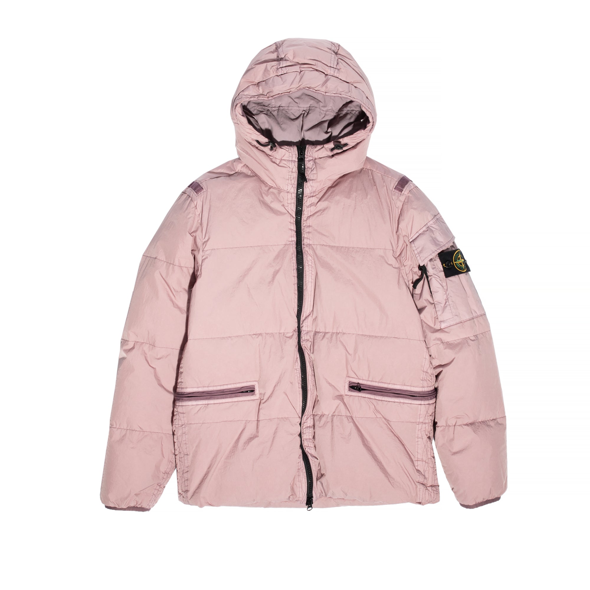 Stone Island Mens Hooded Down Jacket