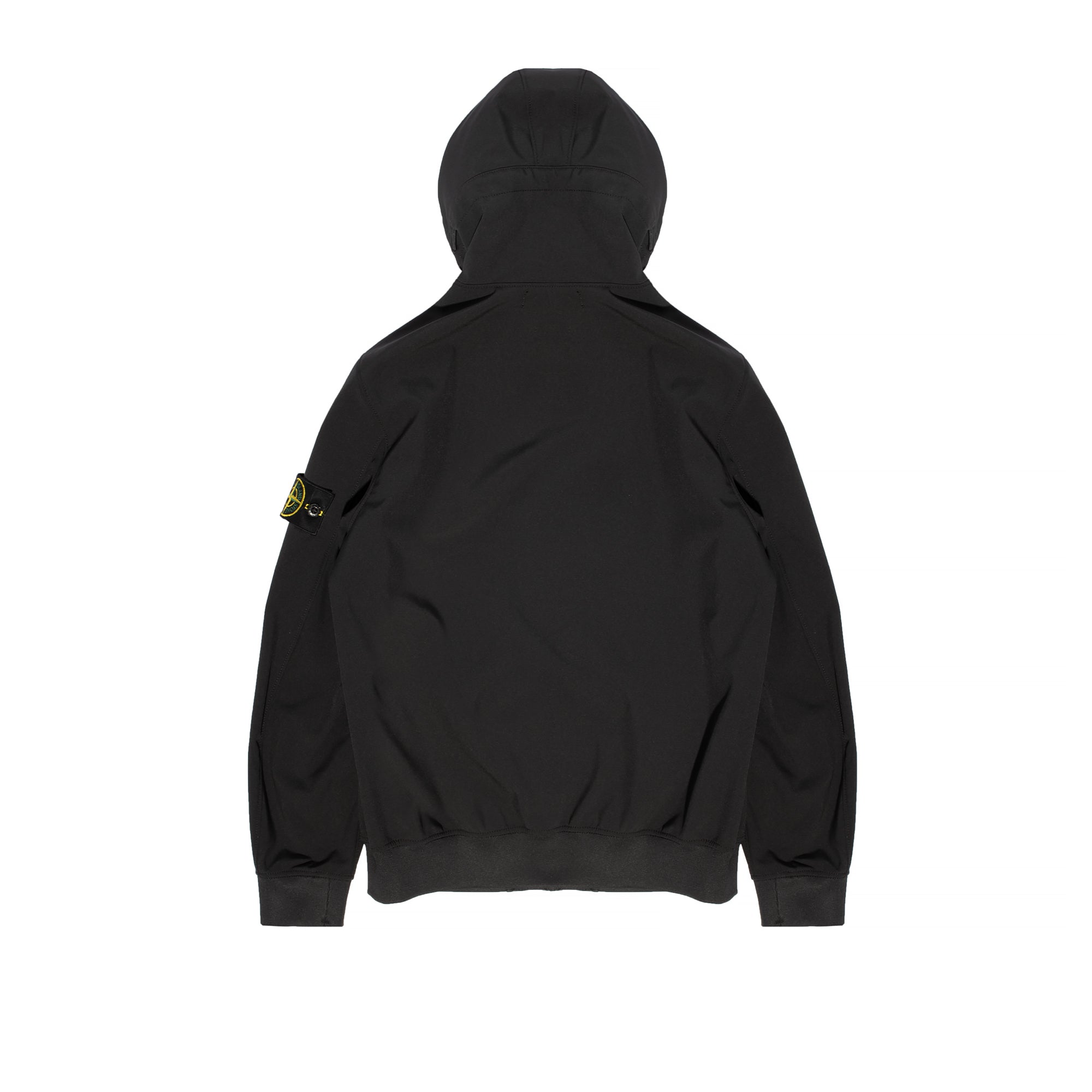 Stone Island Mens Soft-Shell Hooded Jacket